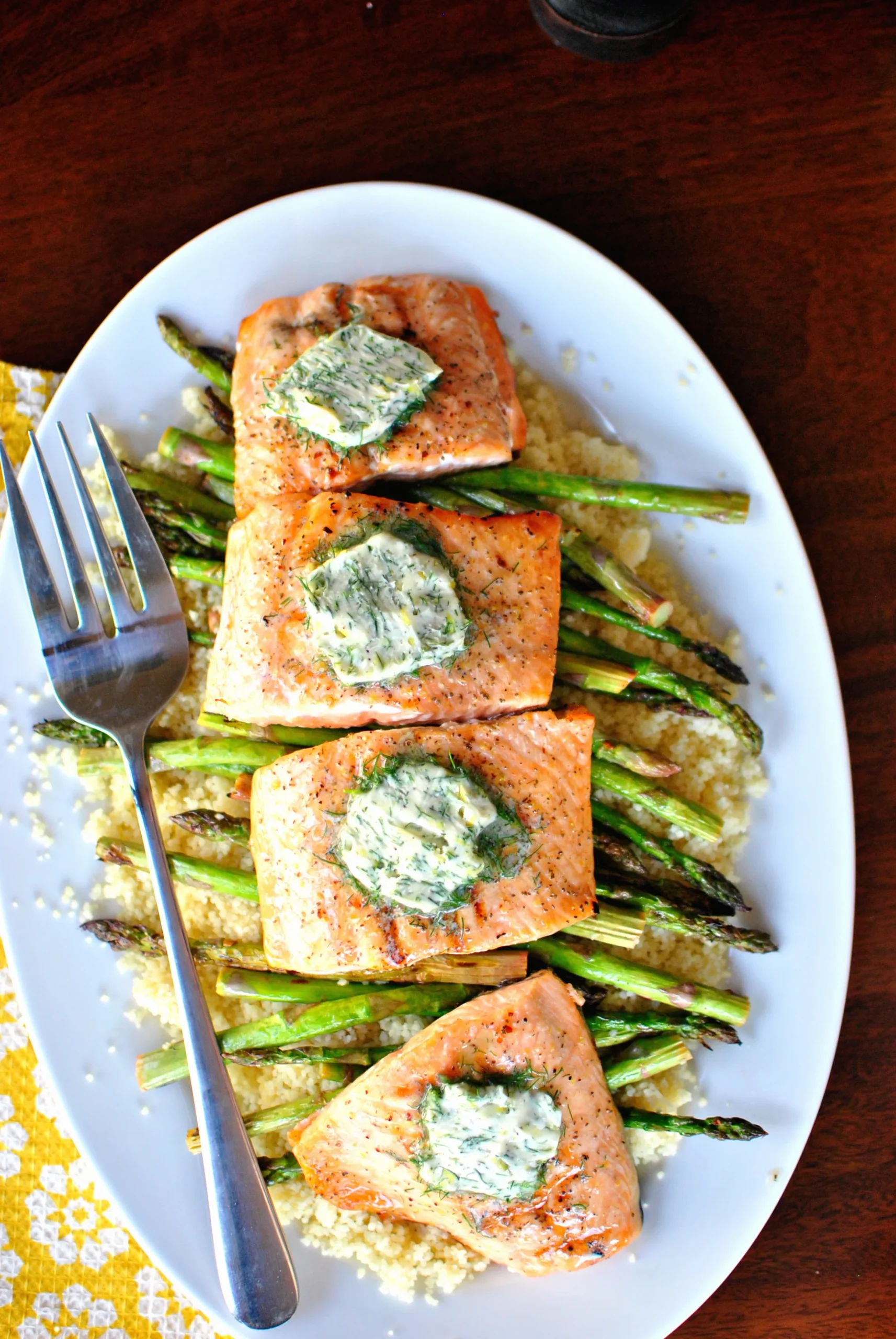 Dill Butter Baked Salmon