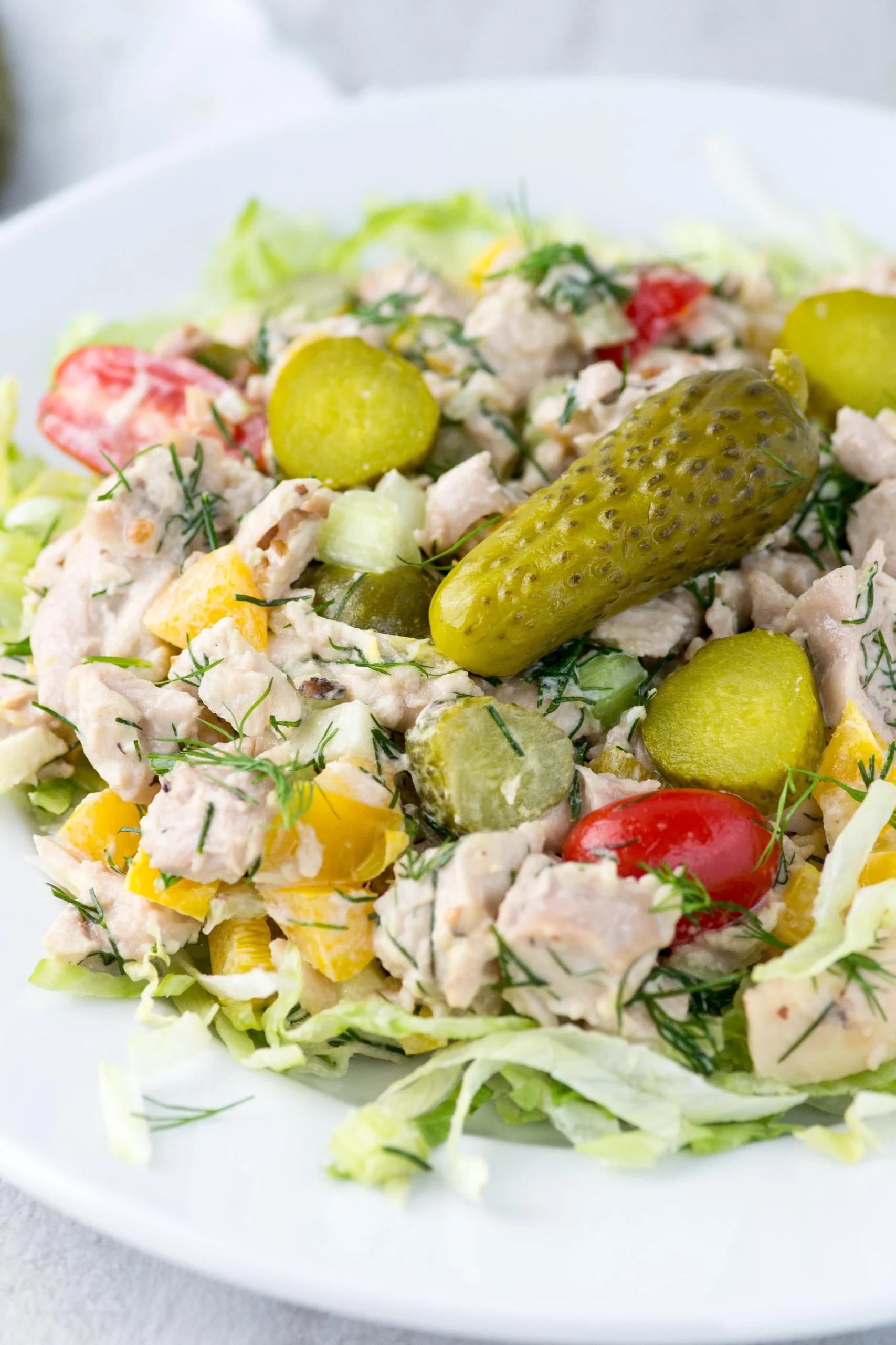 Dill Pickle Chicken Salad