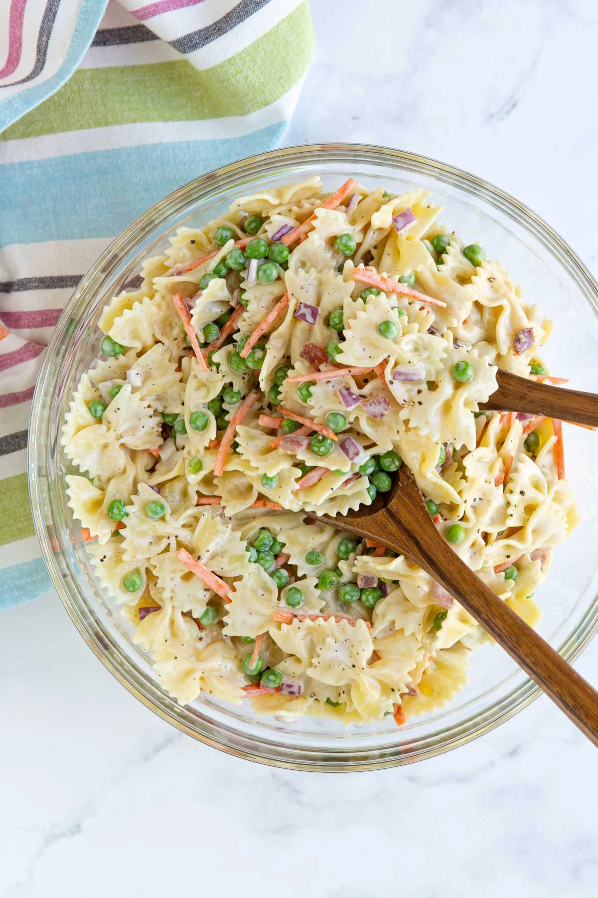 Dilled Pea Pasta Salad
