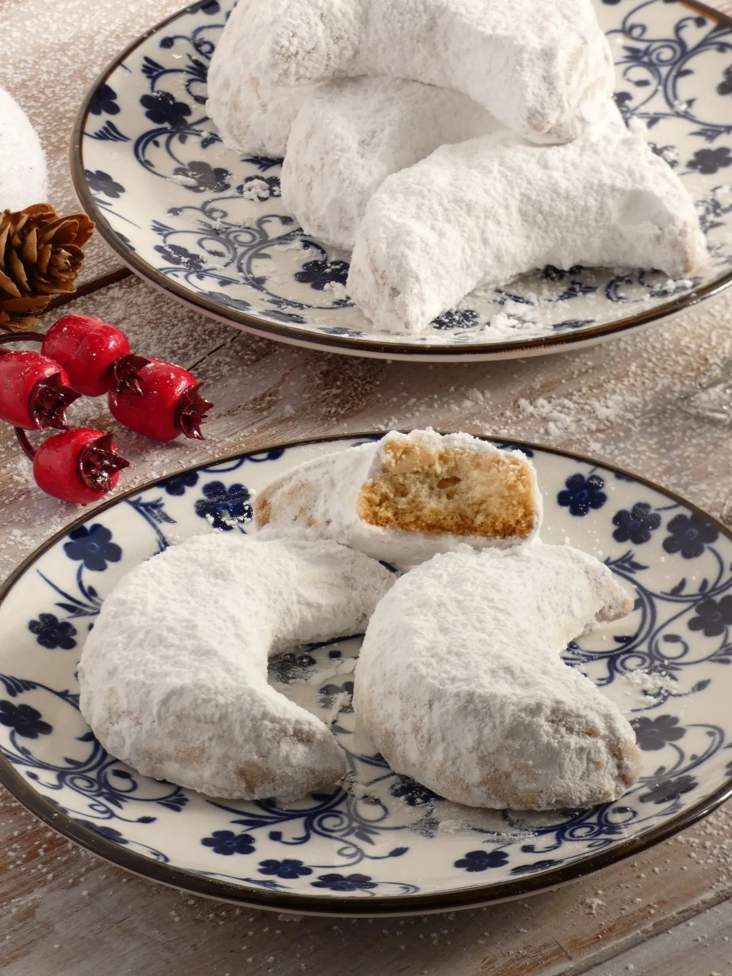 Dorothy's Kourabiethes (Greek Crescent Cookies)