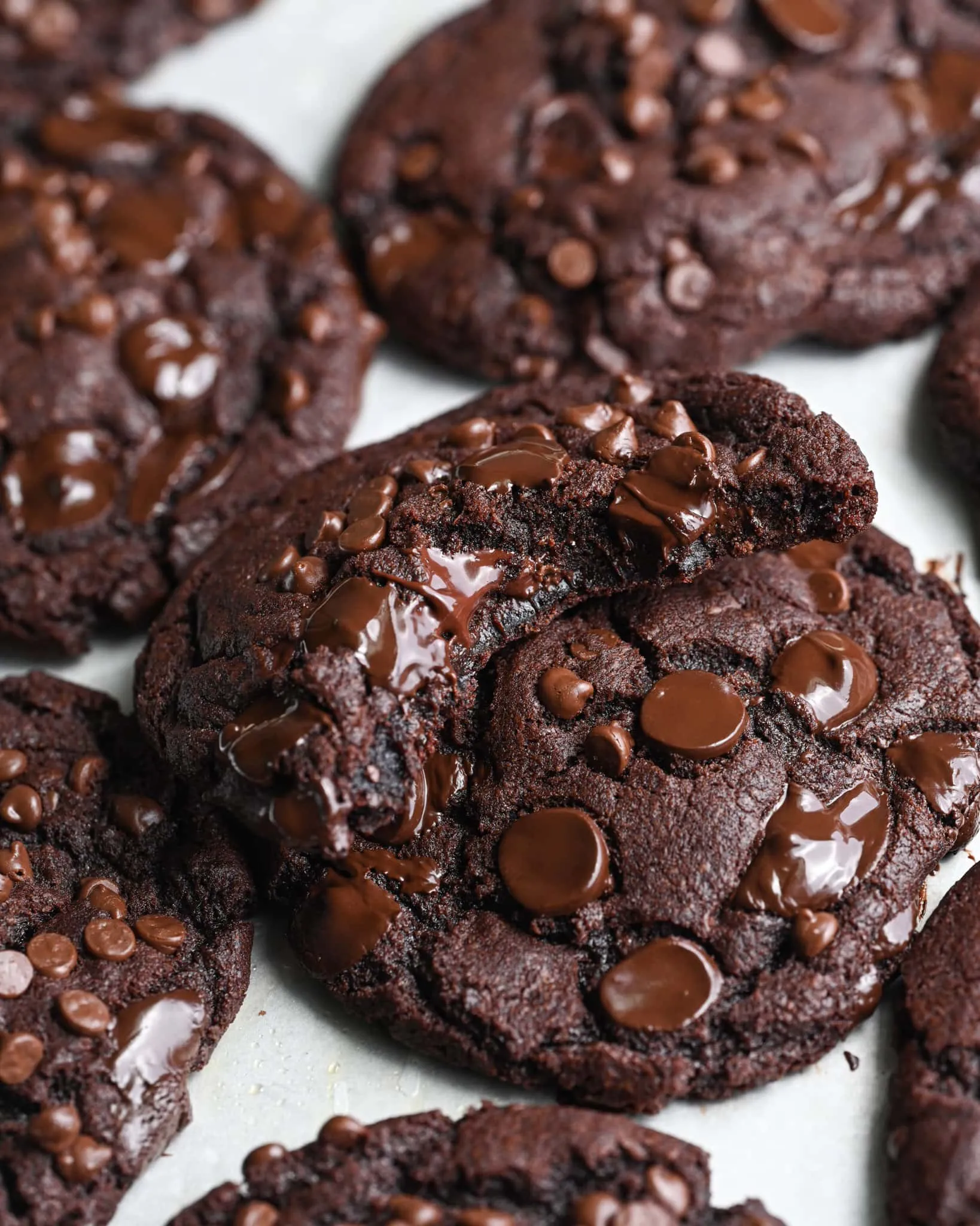 Double Chocolate Chip Microwave Cookie
