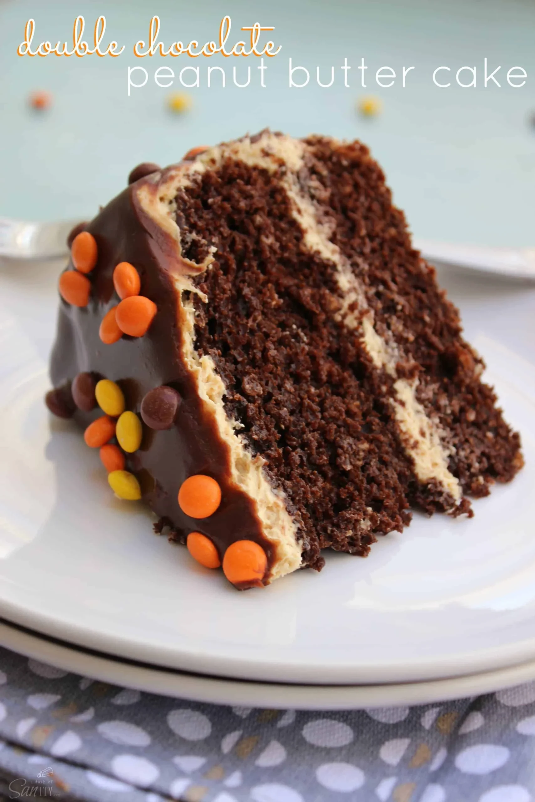 Double Peanut Butter Cake