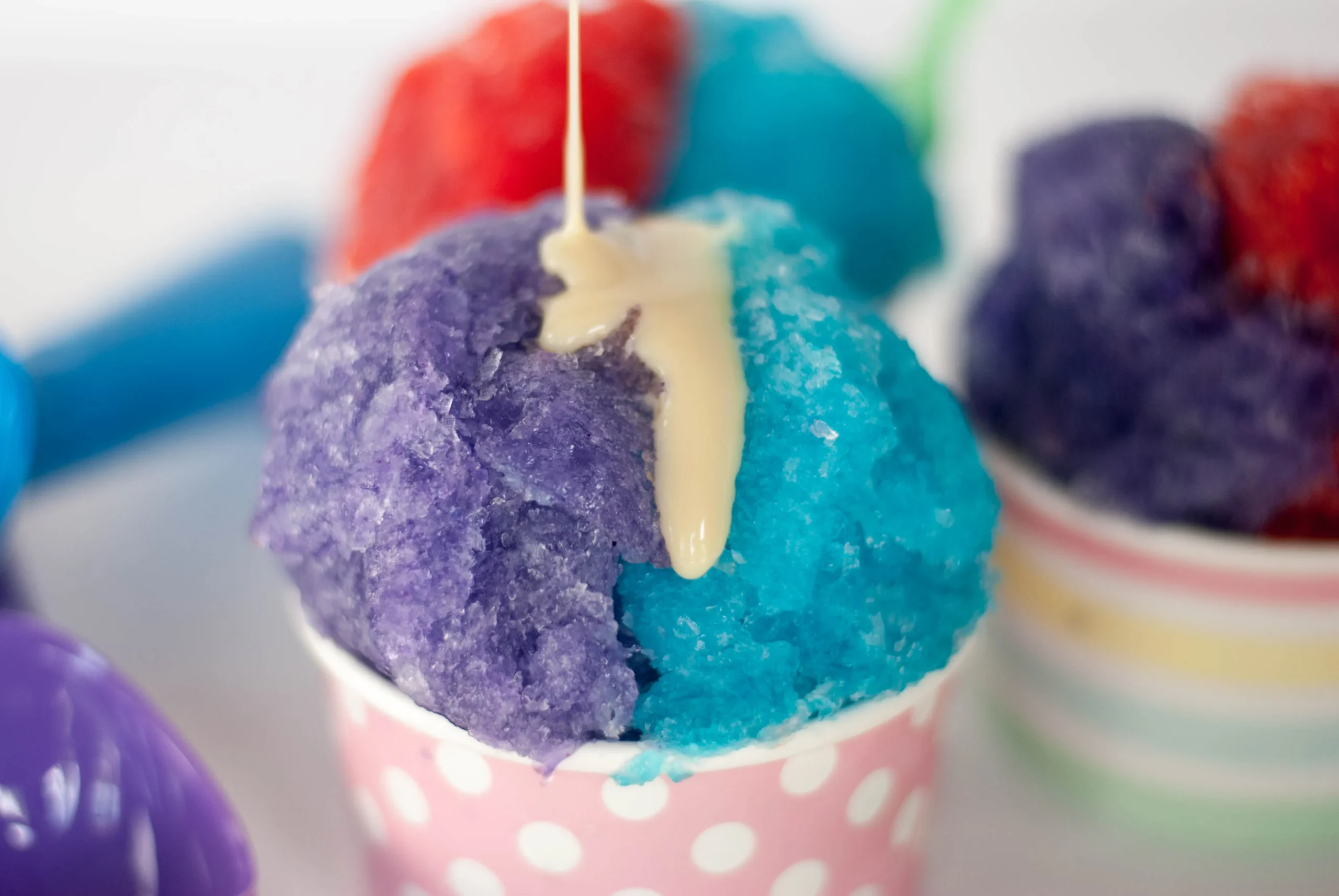 Dreamsicle Jello Shaved Ice