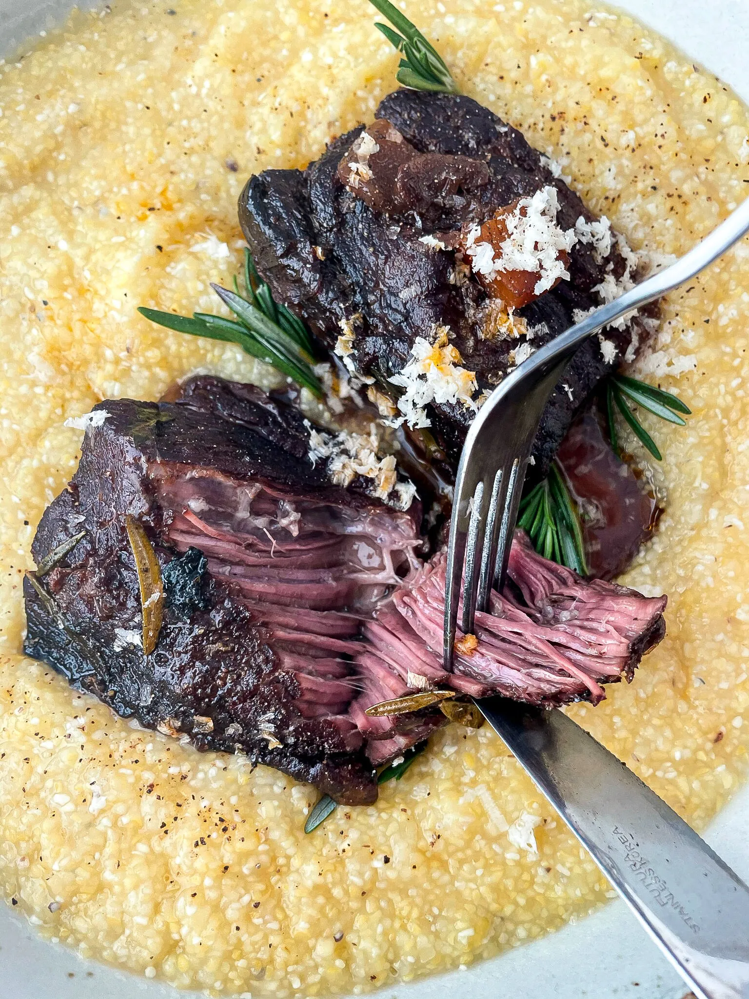 Drunken Short Ribs with Tomato Chili Lime Slaw