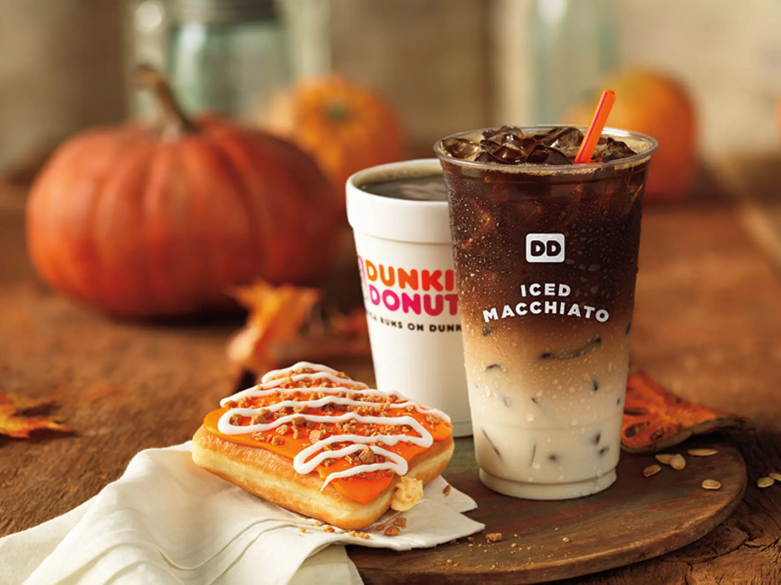Dunkin Donuts Iced Caramel Macchiato
