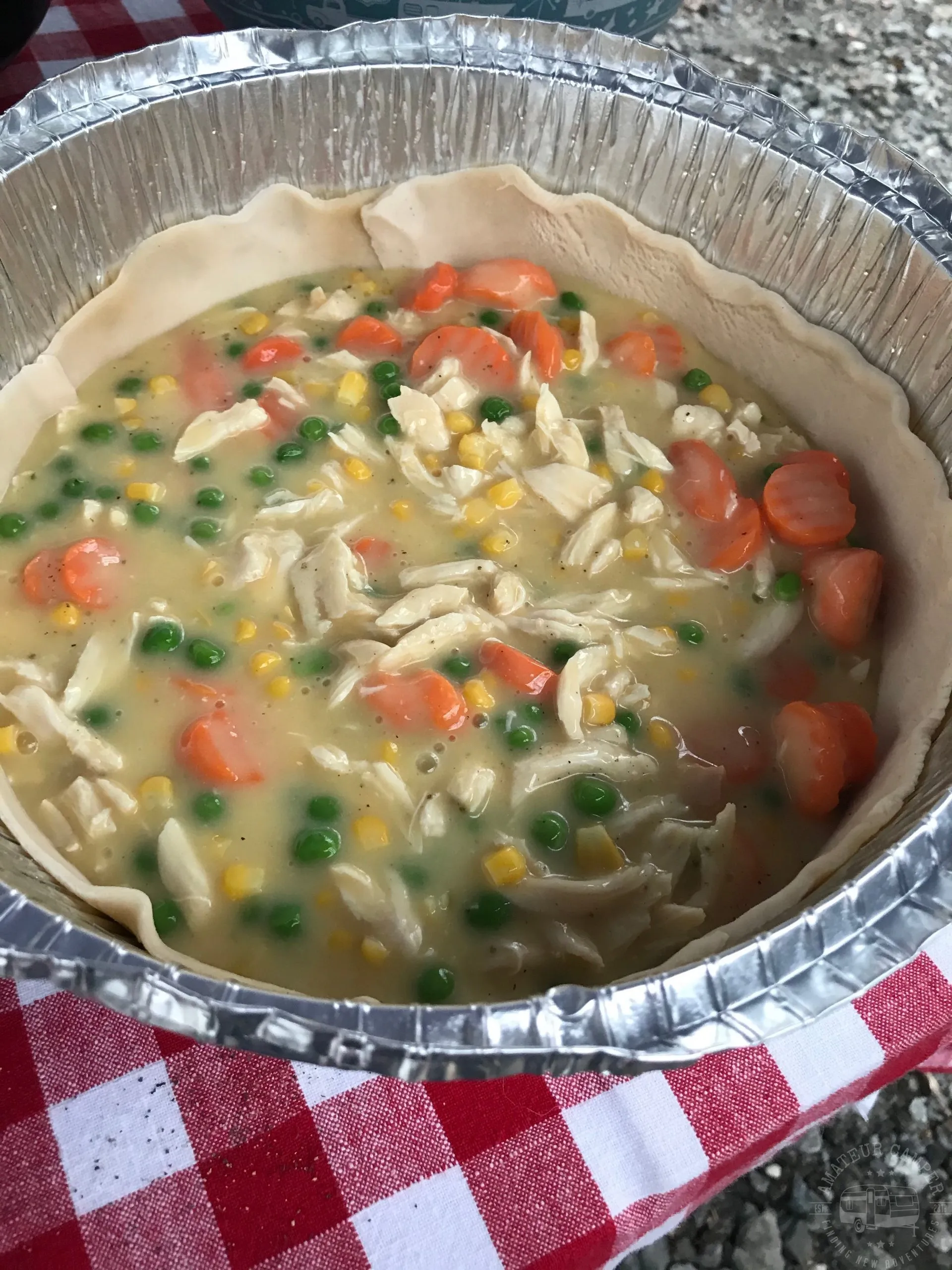 Dutch Oven Chicken Pot Pie