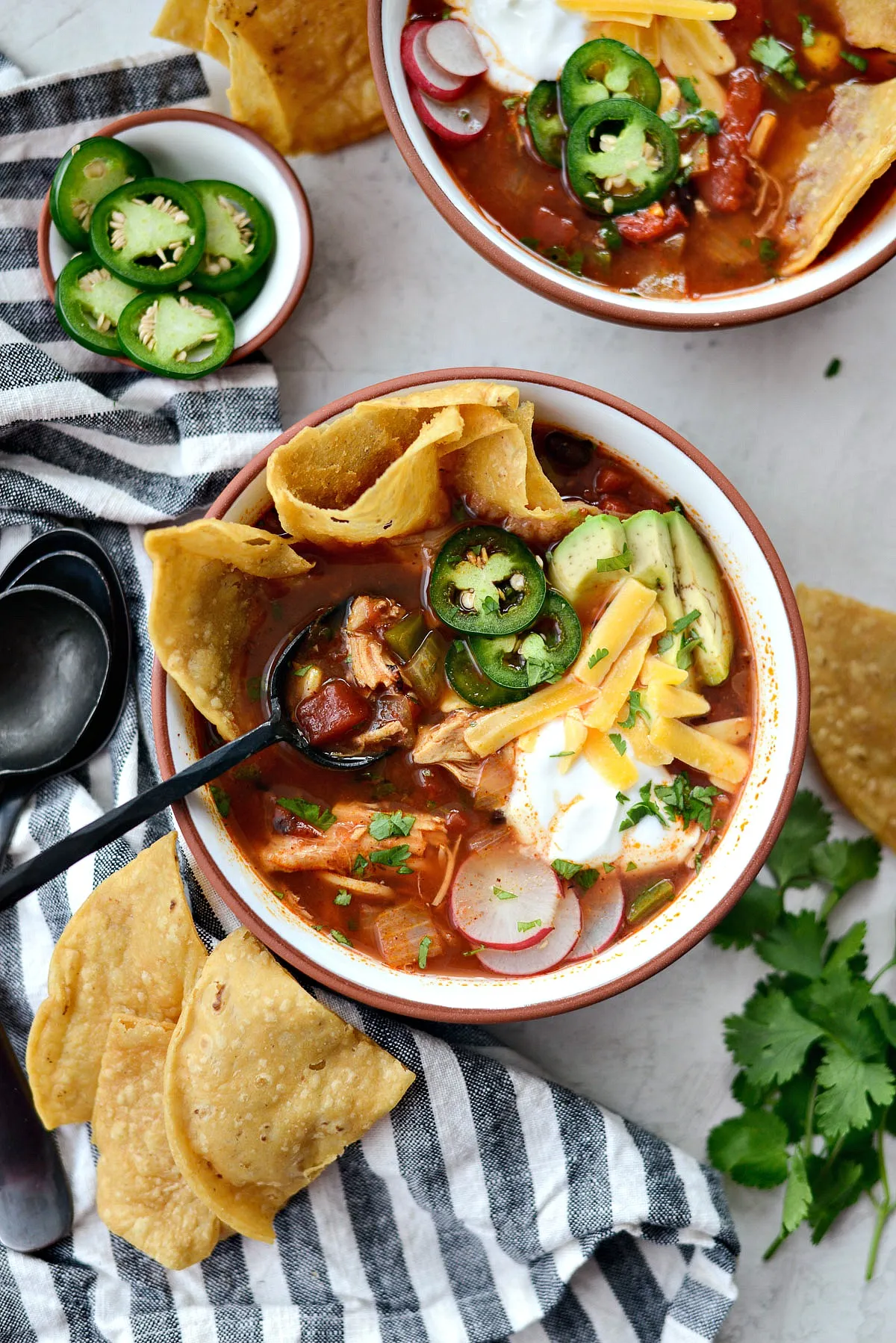 Easy Chicken Tortilla Soup with Rice
