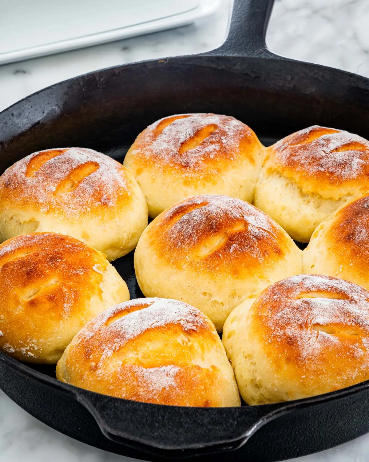 Easy Dinner Rolls with Two Ingredient Dough