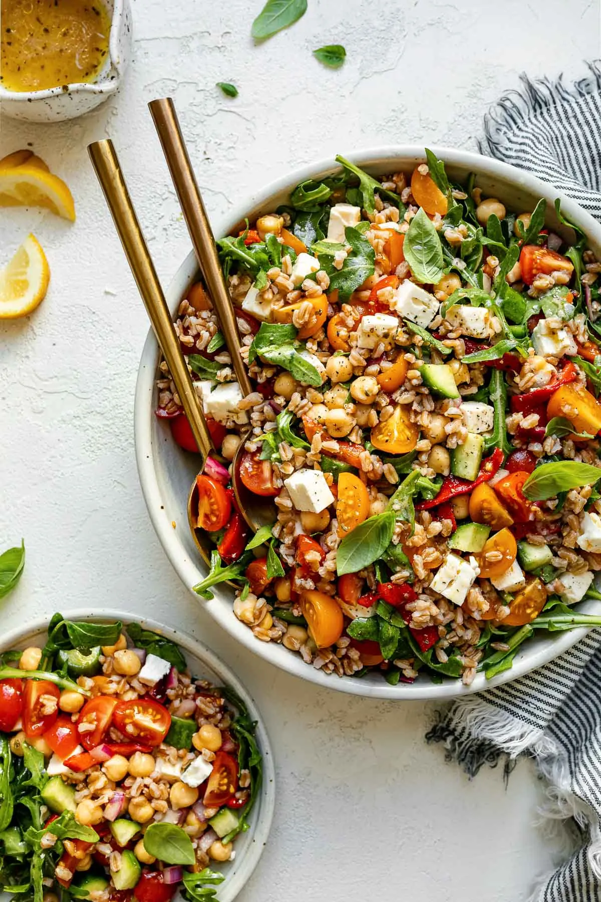 Easy Greek Farro Salad