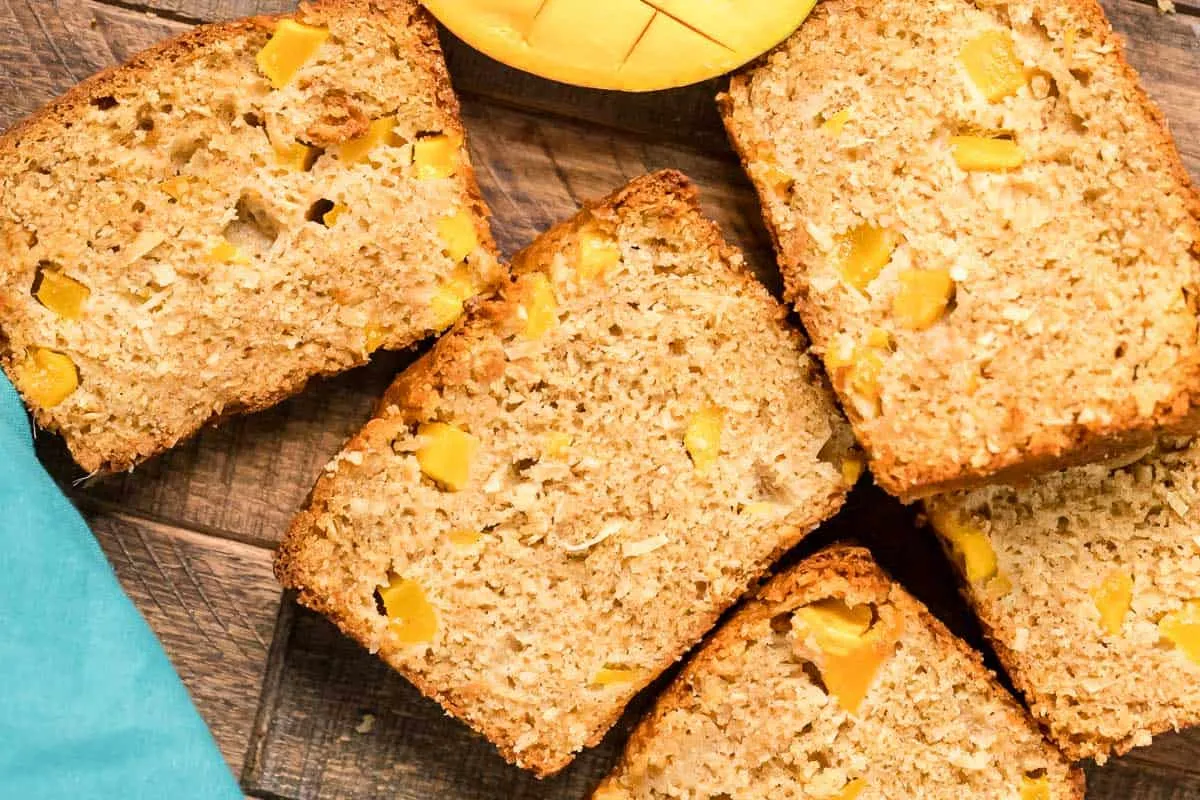 Easy Hawaiian Mango Bread