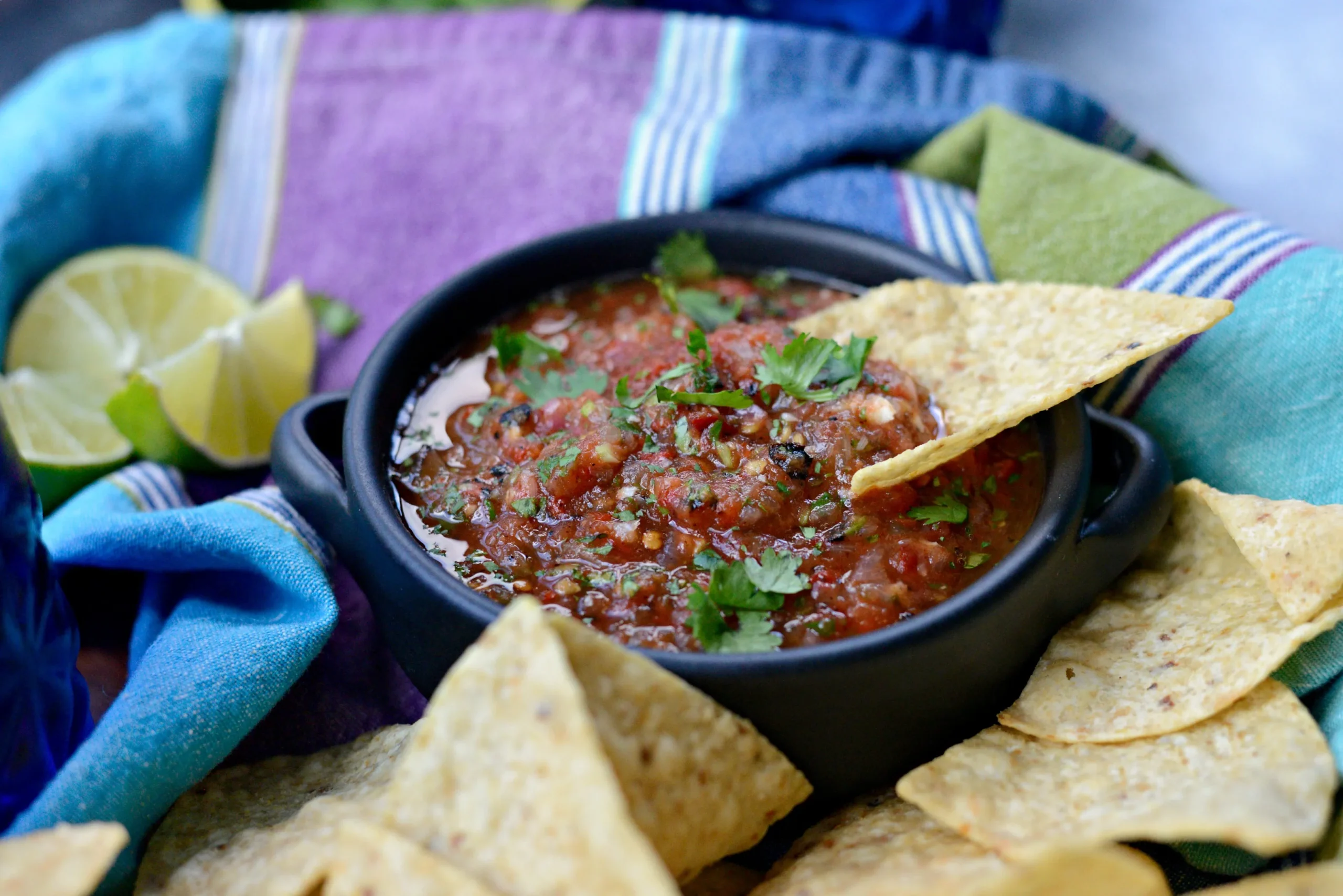 Easy Homemade Roasted Chipotle Salsa