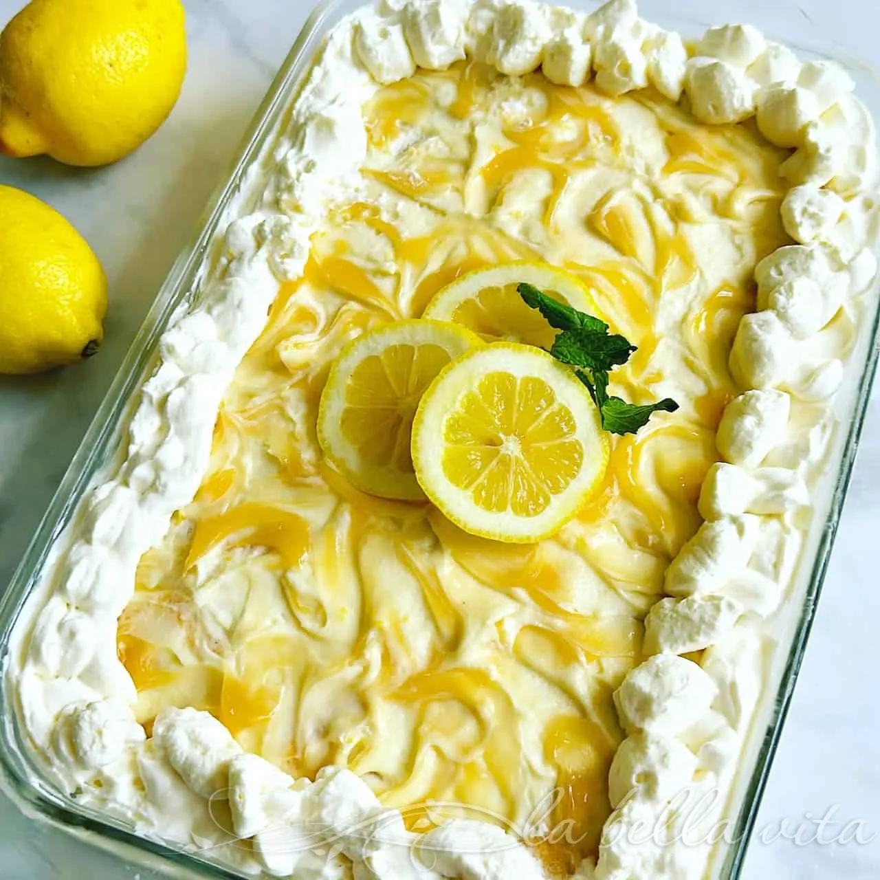 Easy Lemon Tiramisu with Lemon Curd and Limoncello