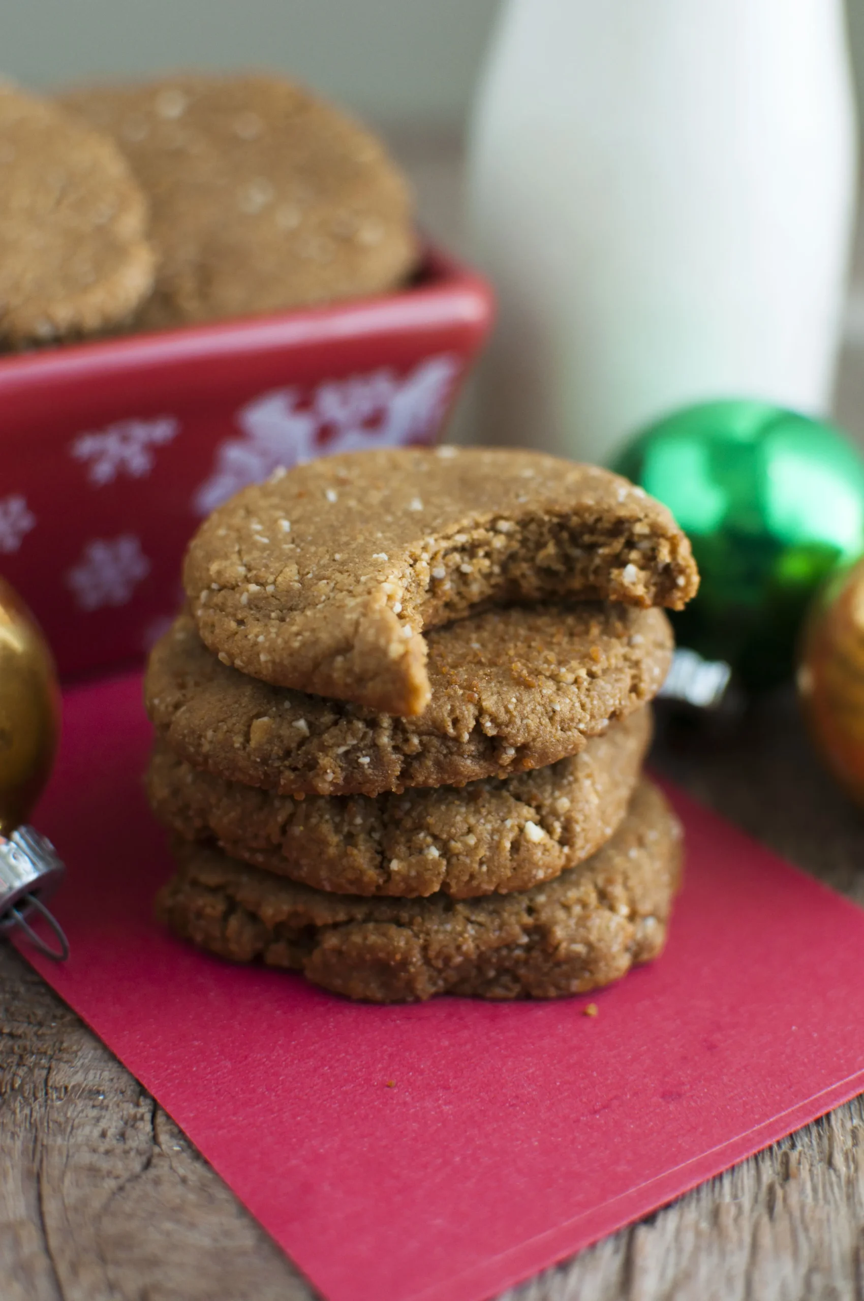 Easy Molasses Ginger Cookies