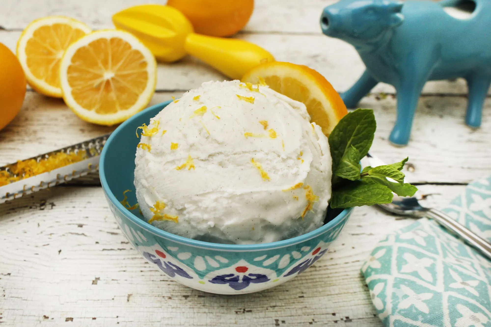 Easy No Cook Meyer Lemon Ice Cream