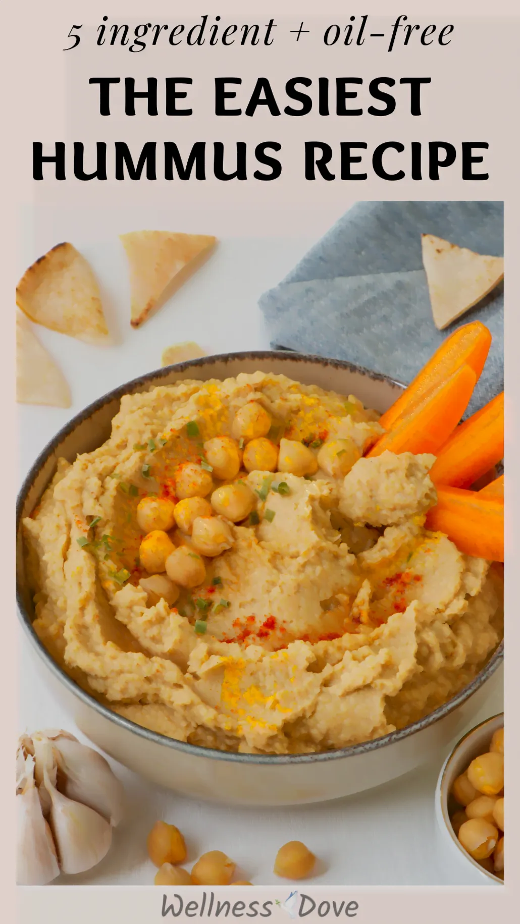 Easy Oil Free Hummus
