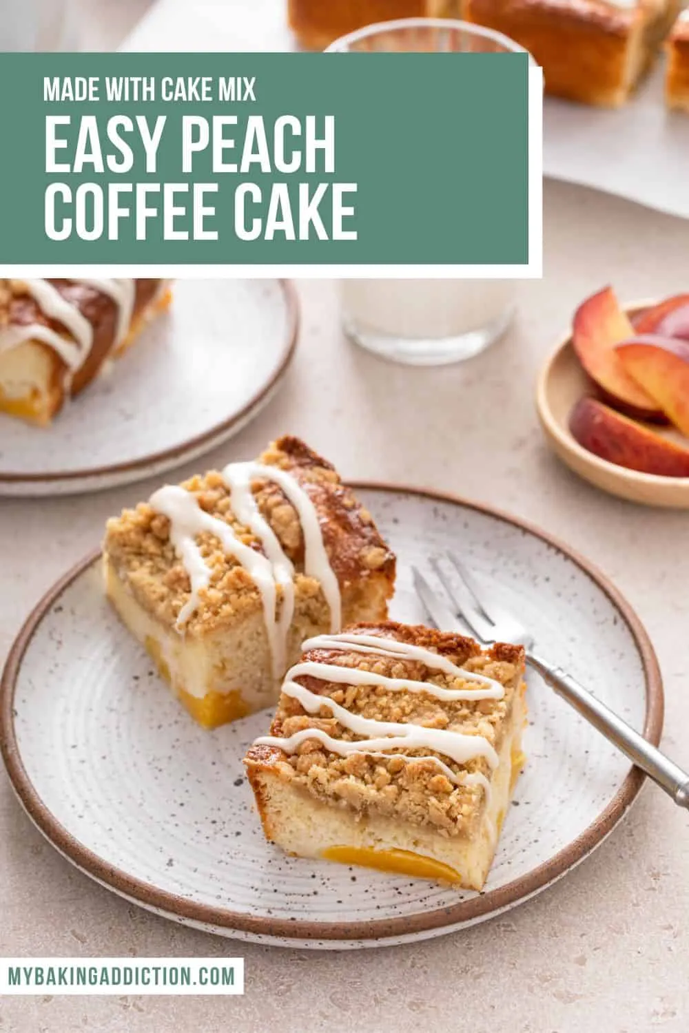 Easy Peach Coffee Cake