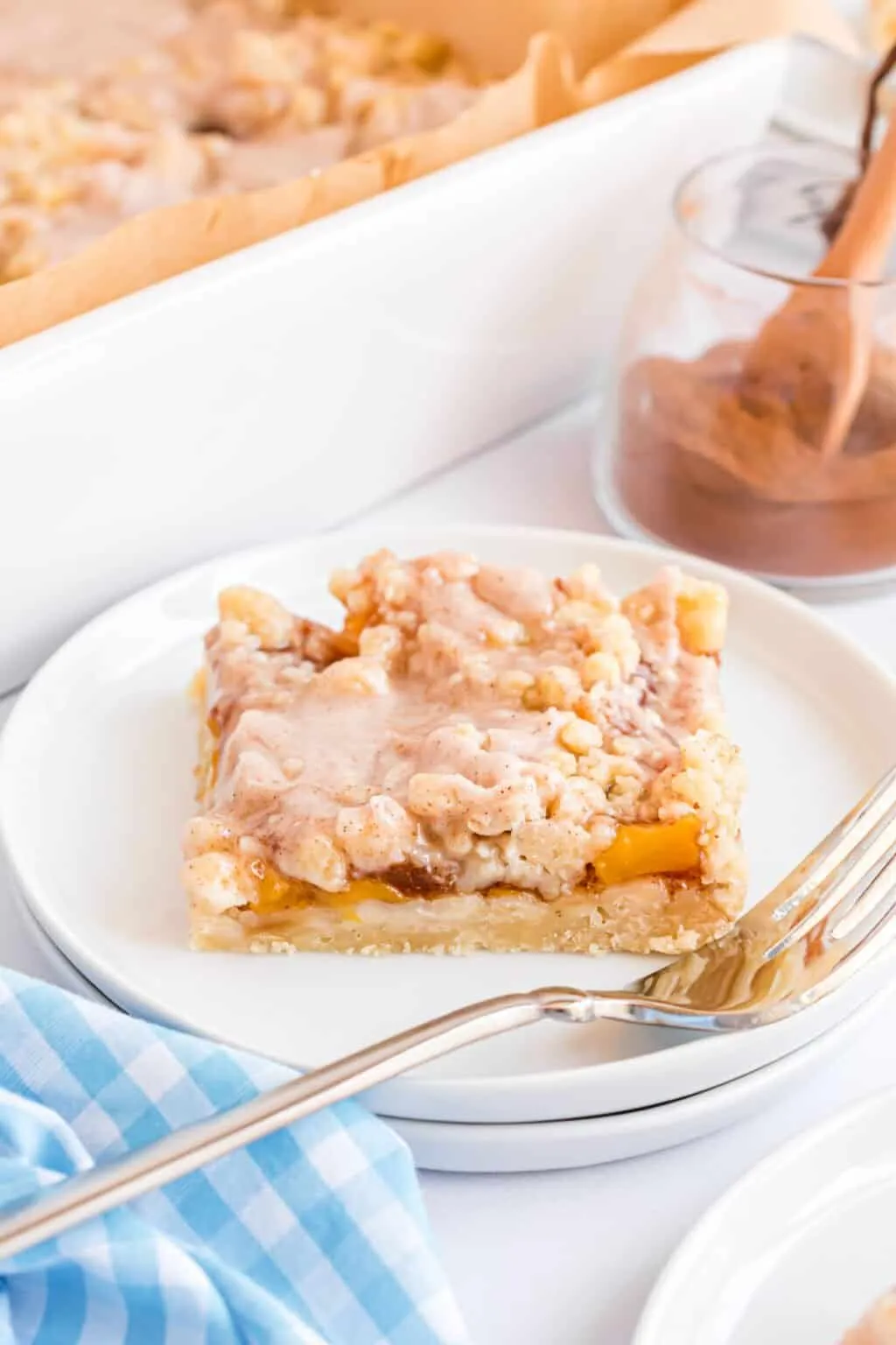 Easy Peach Pie Bars