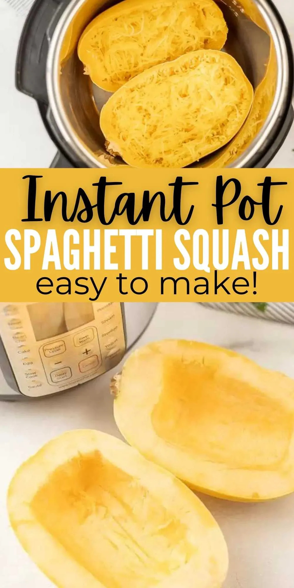 Easy Pressure Cooker Spaghetti Squash
