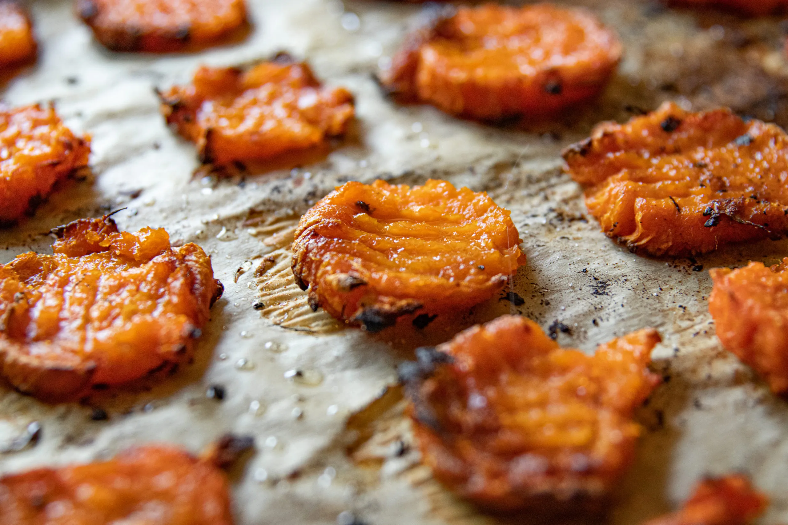 Easy Roasted Sweet Potato Medallions Paleo