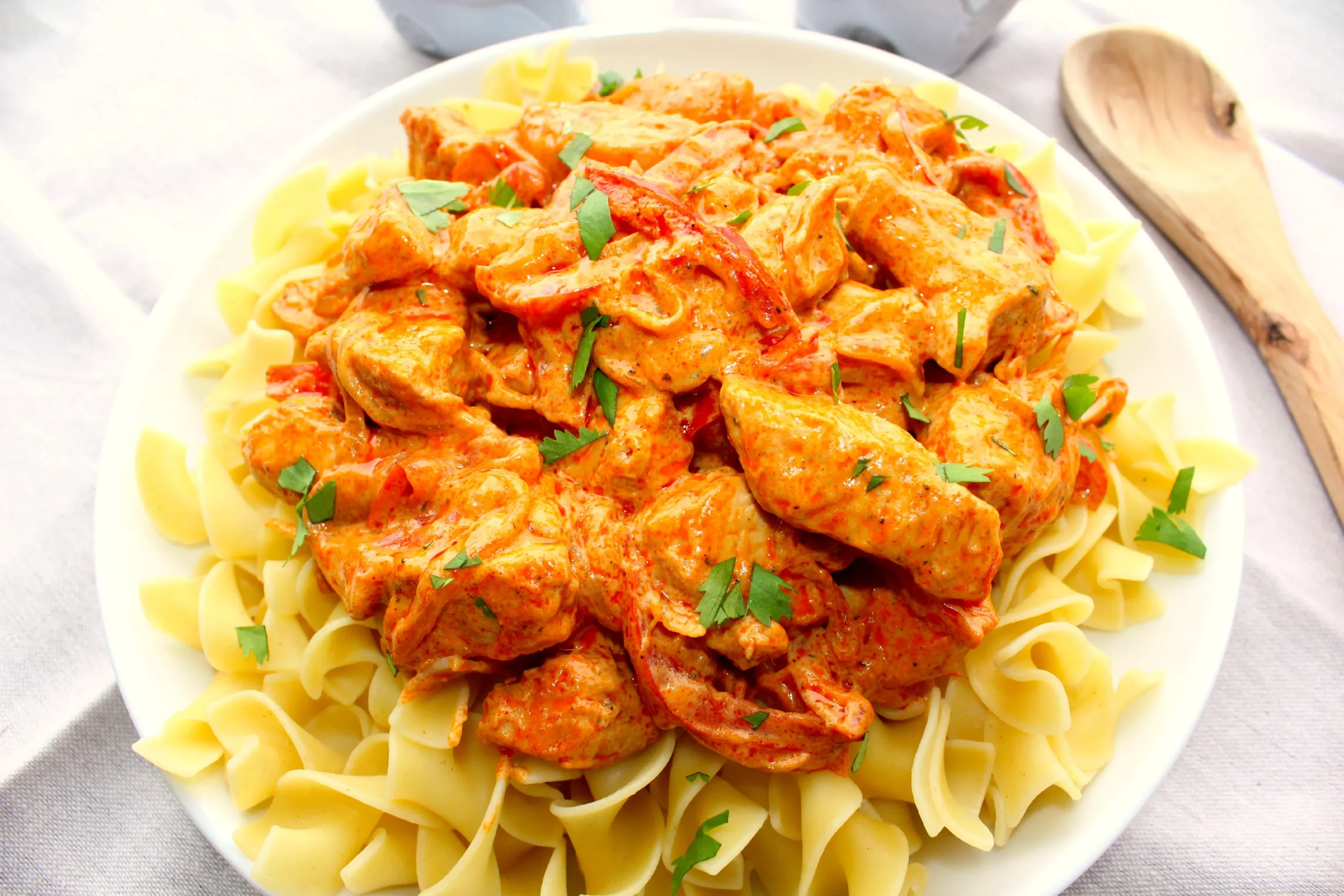 Easy Smokey Chicken Paprikash