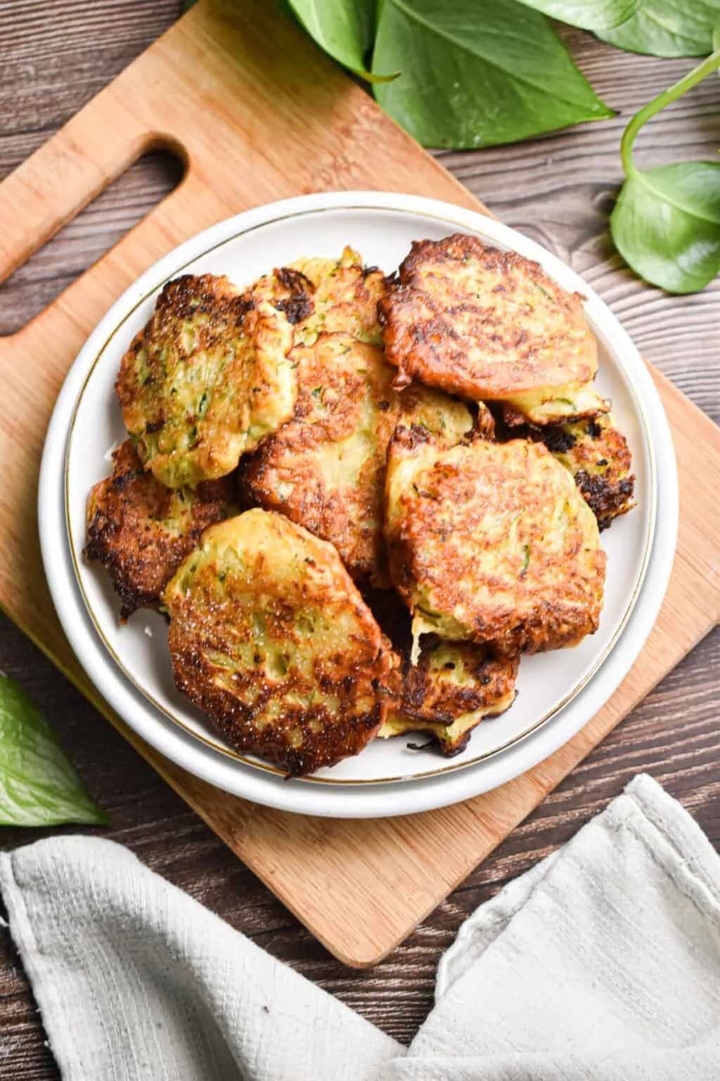 Easy Sourdough Discard Zucchini Fritters