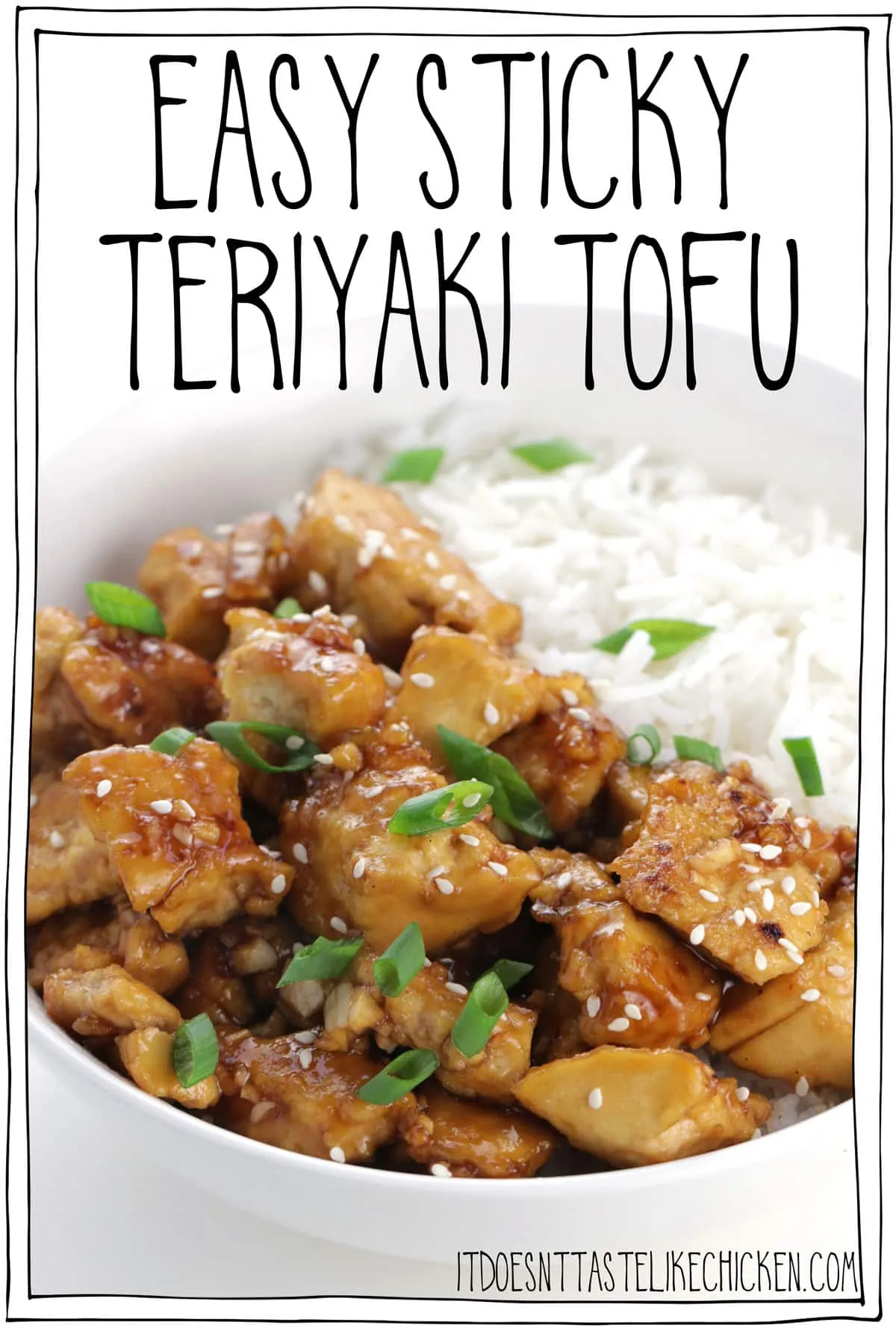 Easy Sticky Teriyaki Tofu