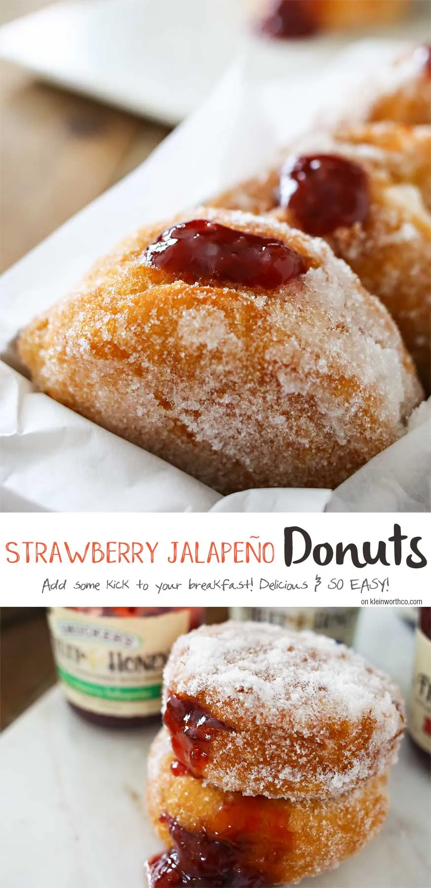 Easy Strawberry Jalapeno Donuts