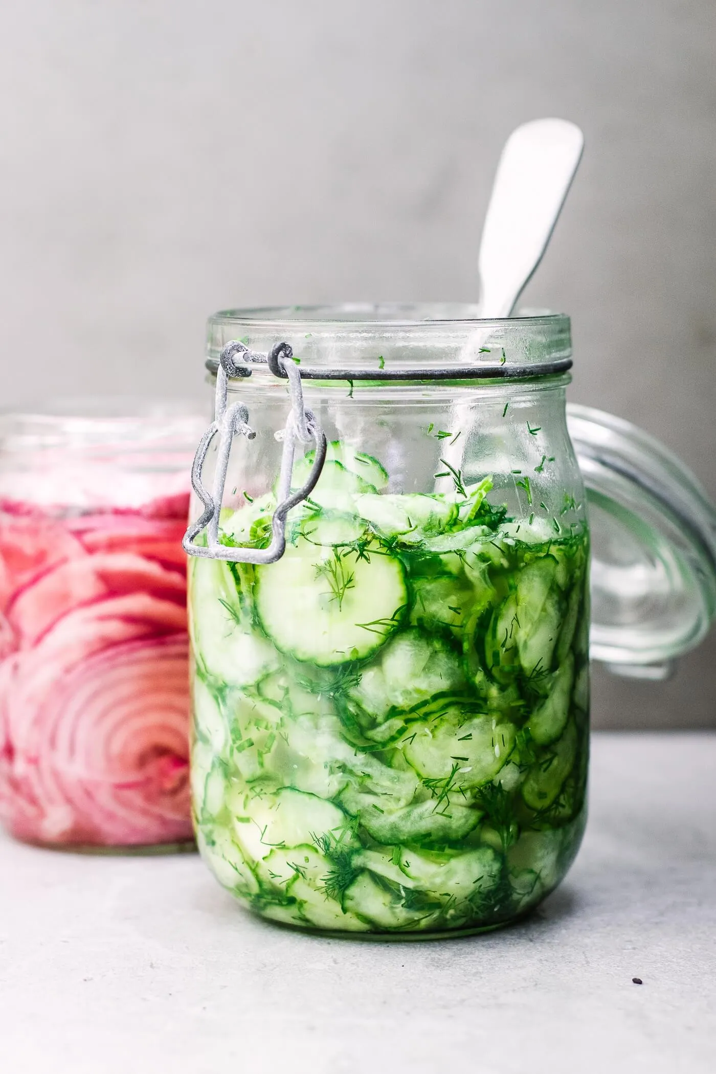 Easy Sweet and Sour Dill Pickled Cucumbers