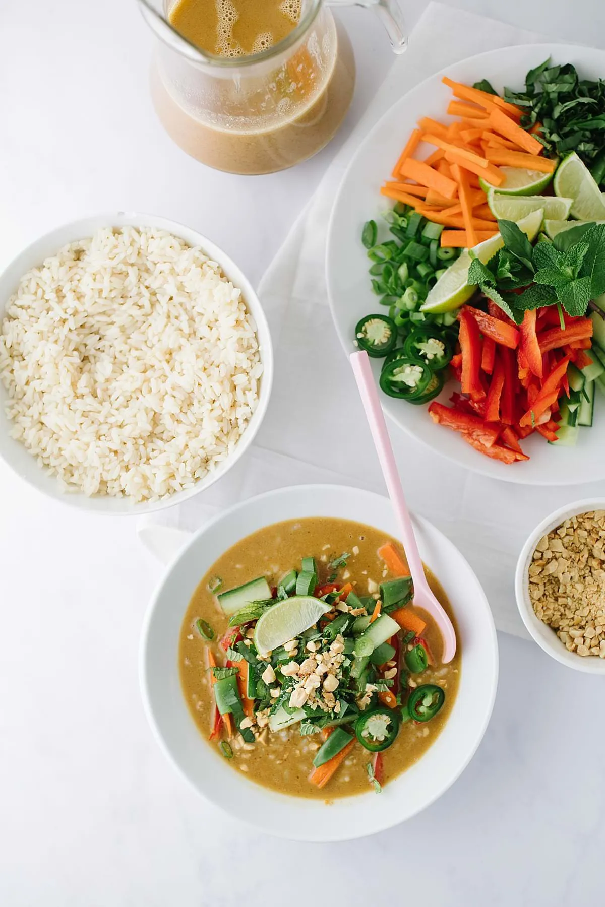 Easy Thai Curry Rice Bowls