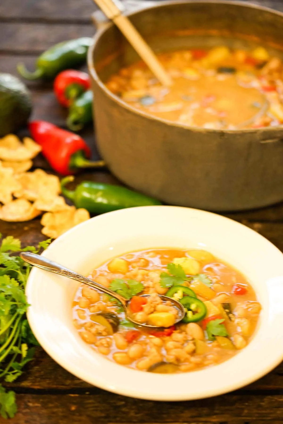 Easy Turkey White Bean Chili