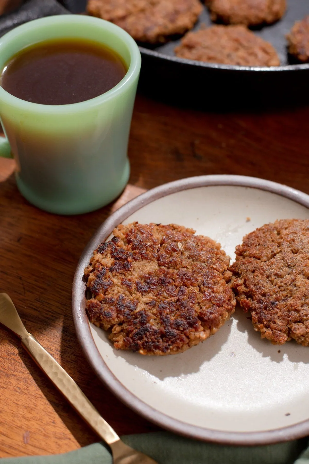 Easy Vegan Breakfast Sausage Patties (TVP Patties)