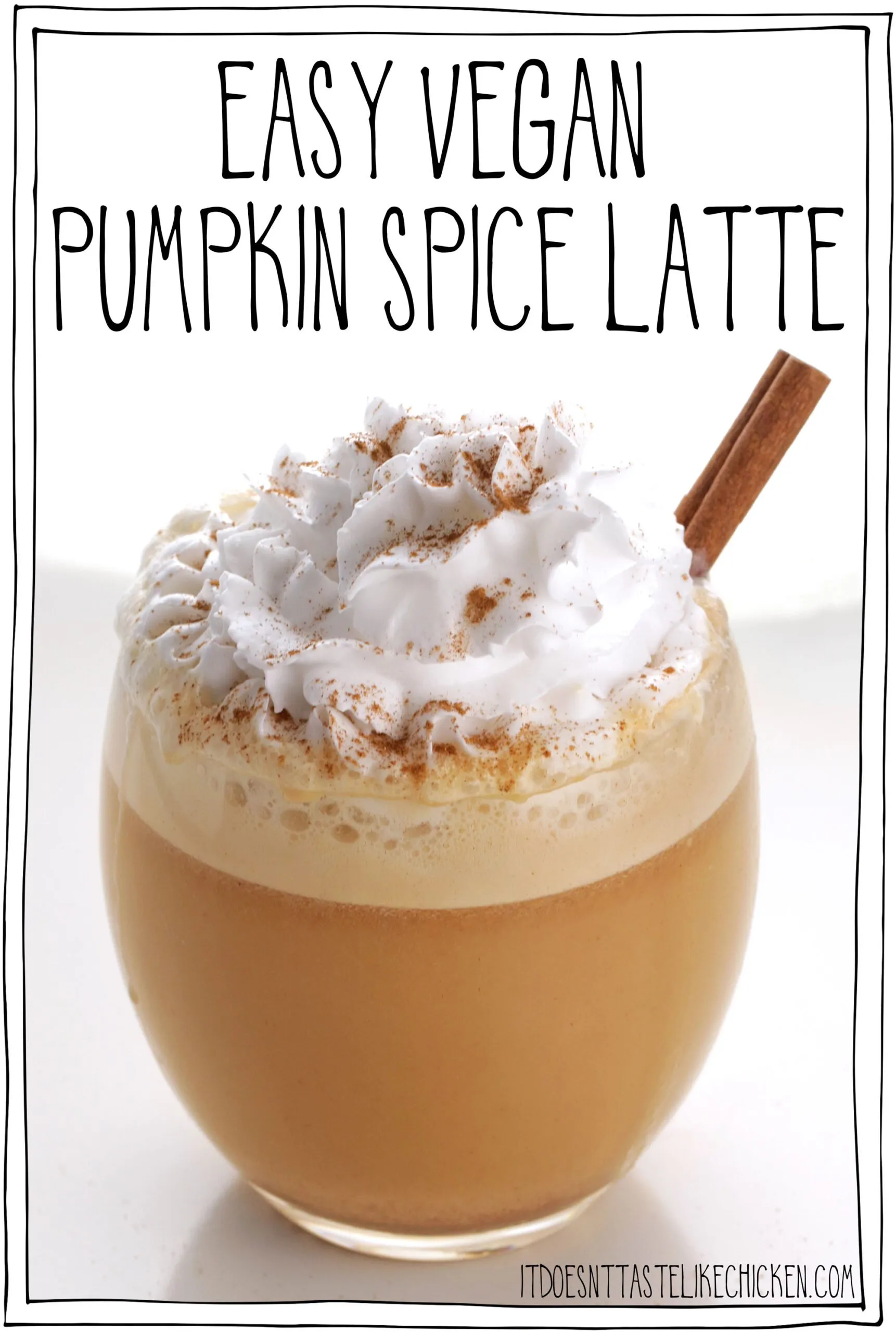 Easy Vegan Pumpkin Spice Latte
