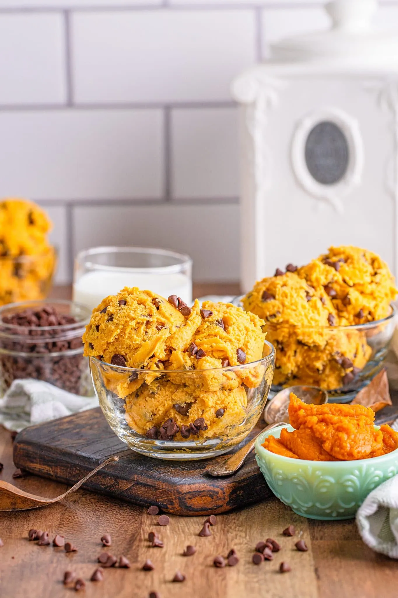 Edible Pumpkin Chocolate Chip Cookie Dough