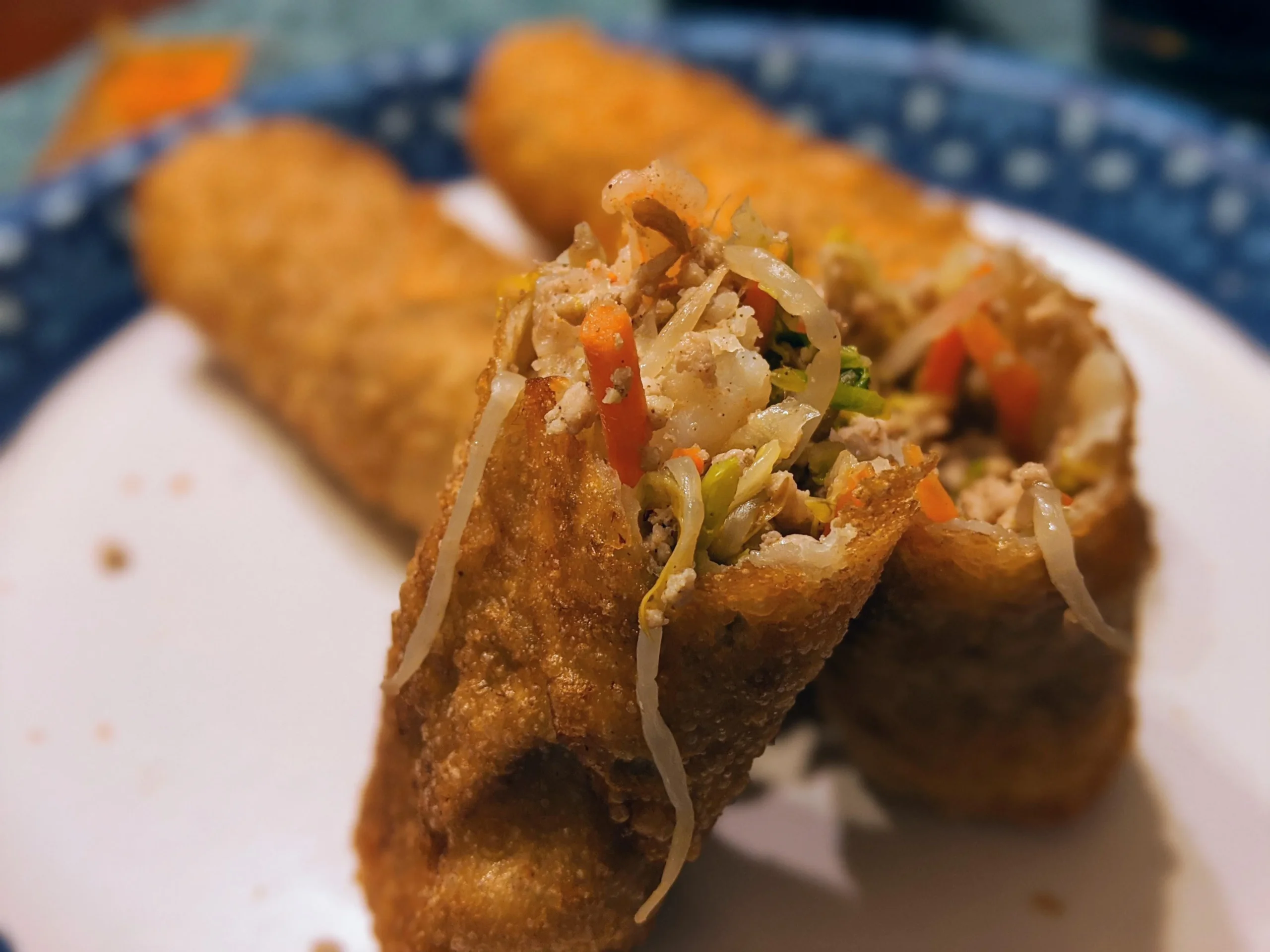Egg Rolls with Pork and Shrimp