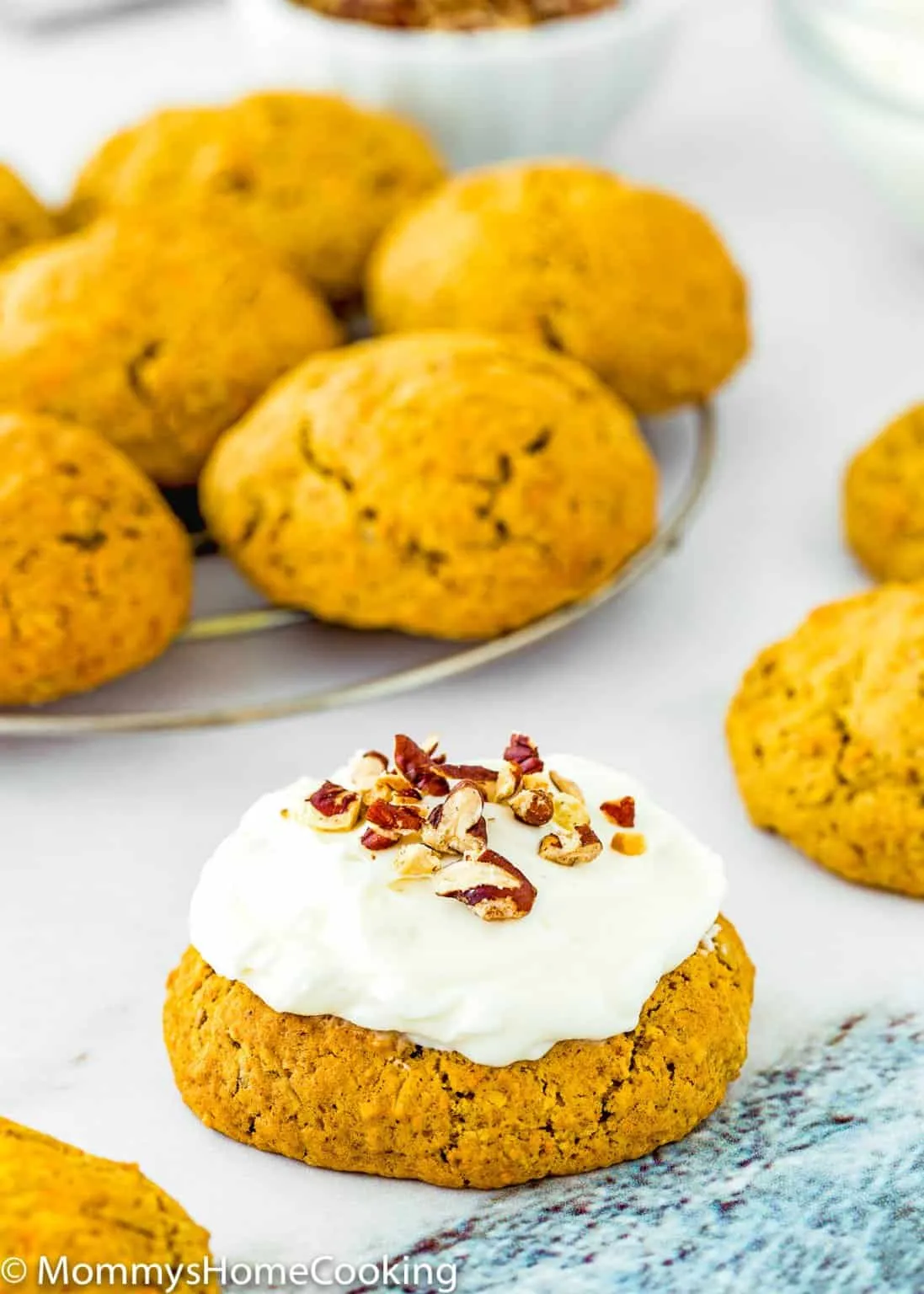 Eggless Carrot Cake Cookies