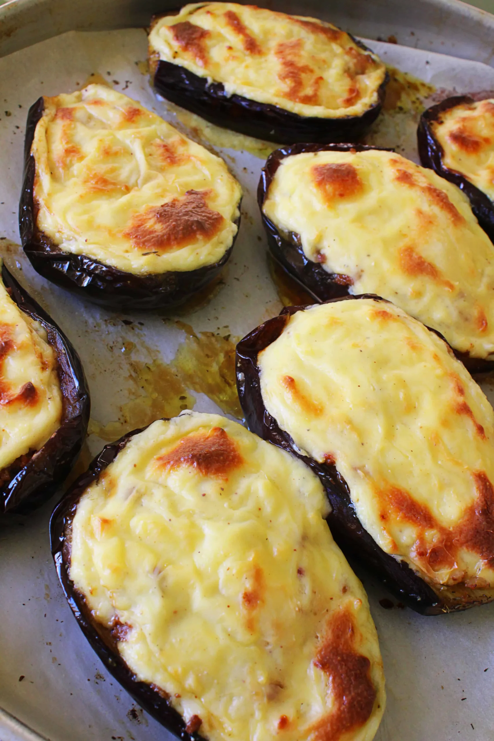 Eggplant Baked with Cheese Papuchakia
