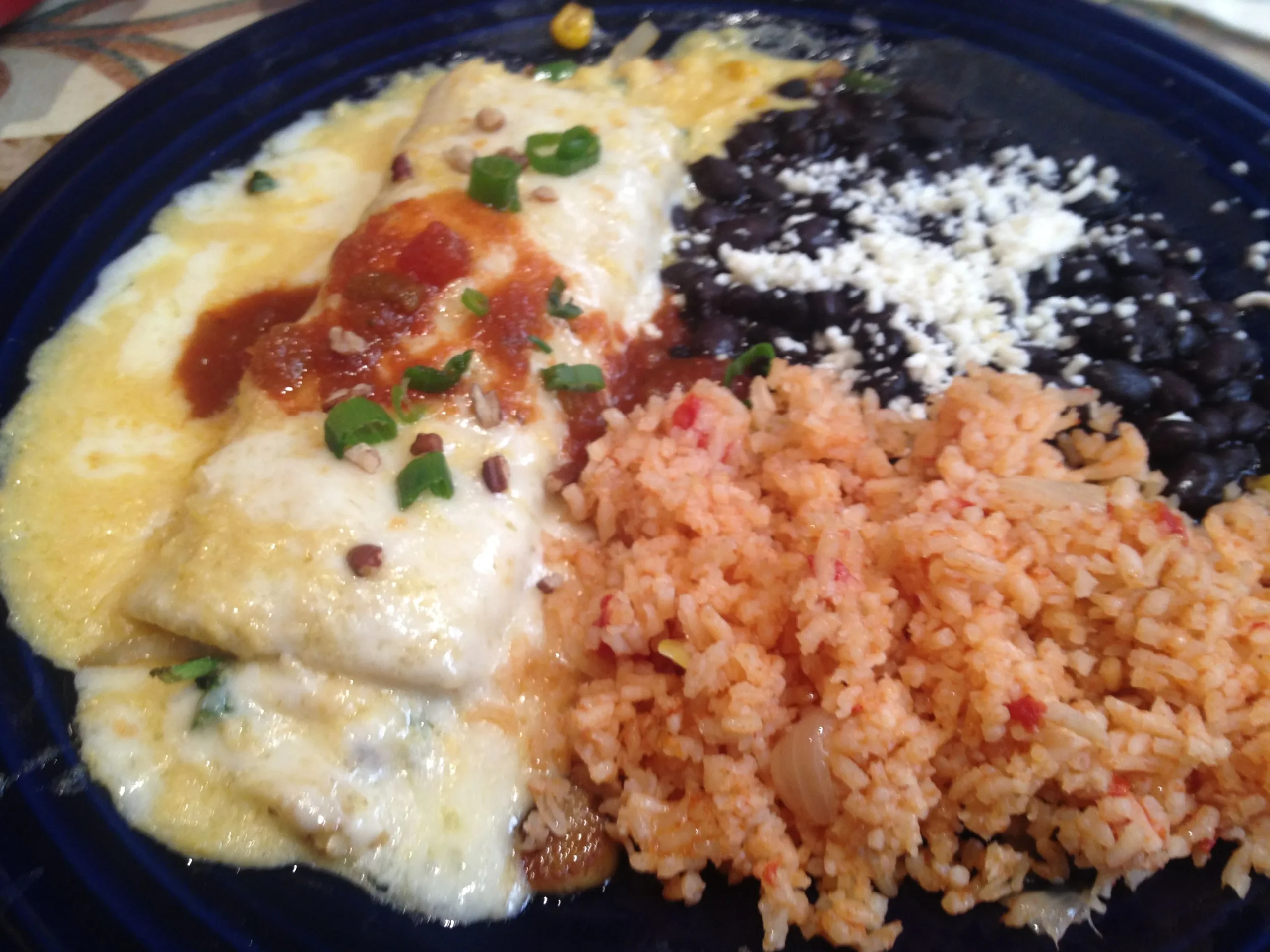 El Cholo's Vegetarian Enchiladas