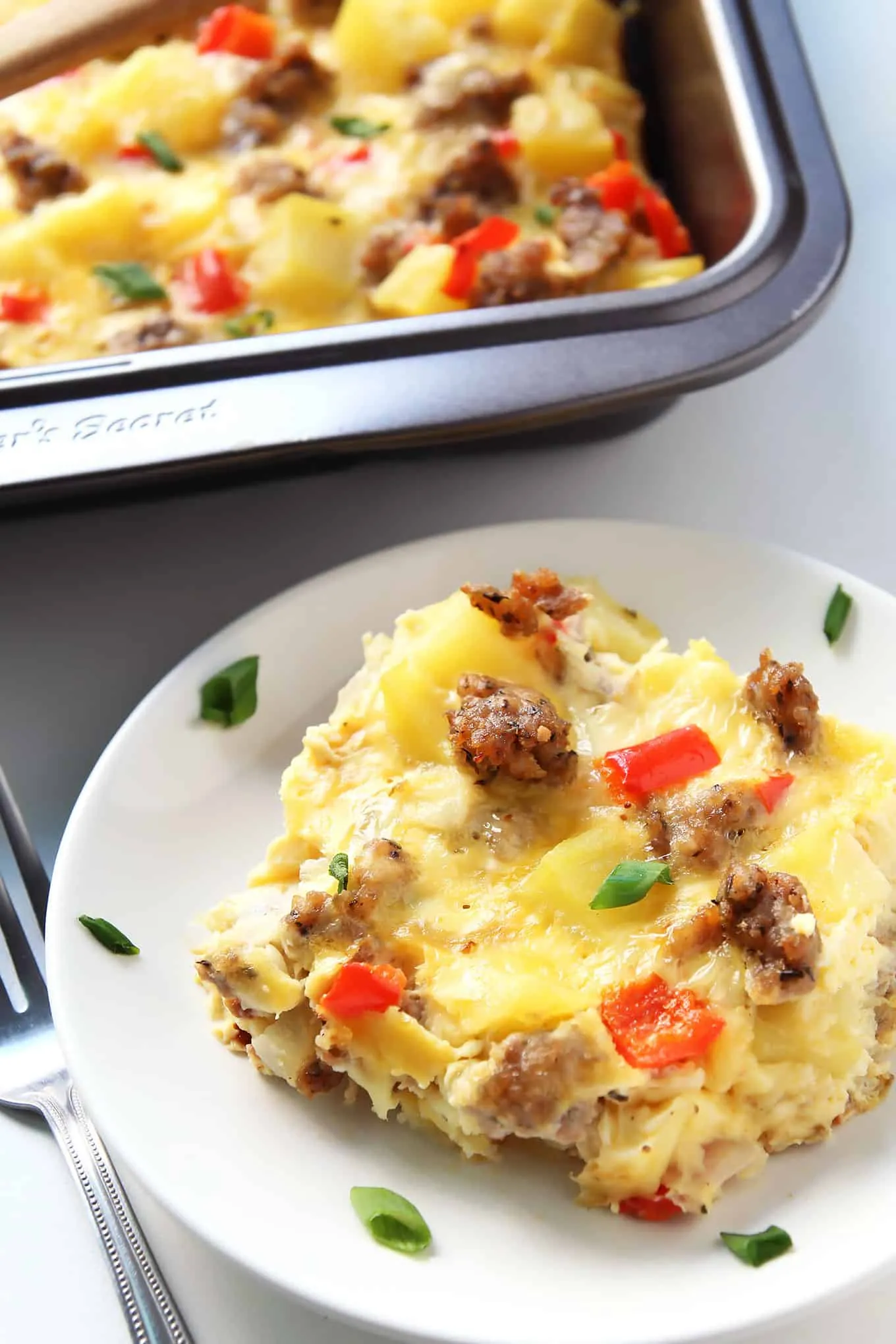 English Potato Sausage Breakfast Casserole