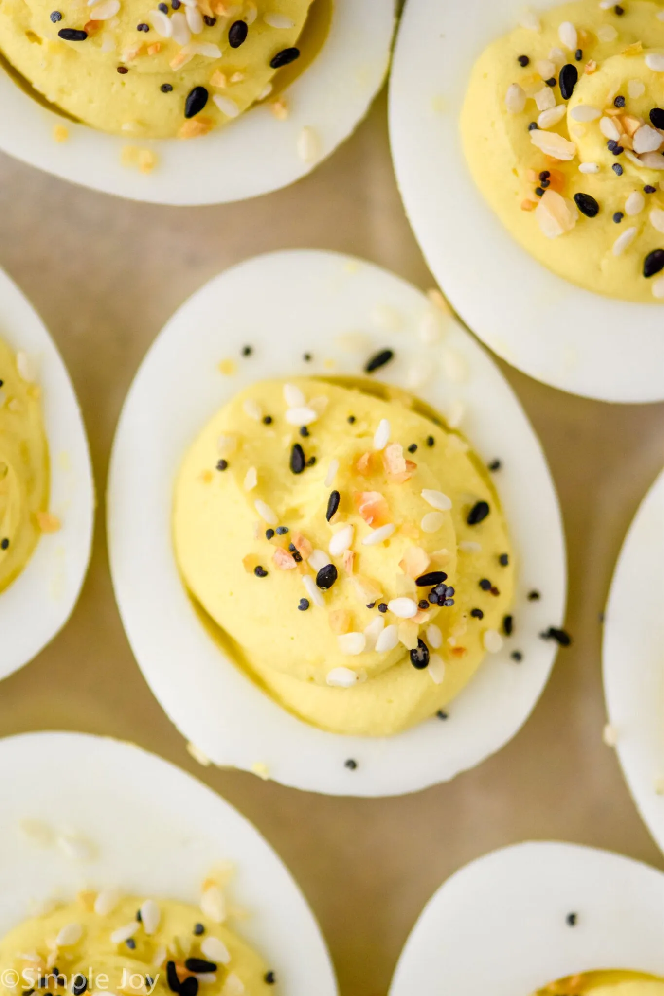 Everything Bagel Deviled Eggs