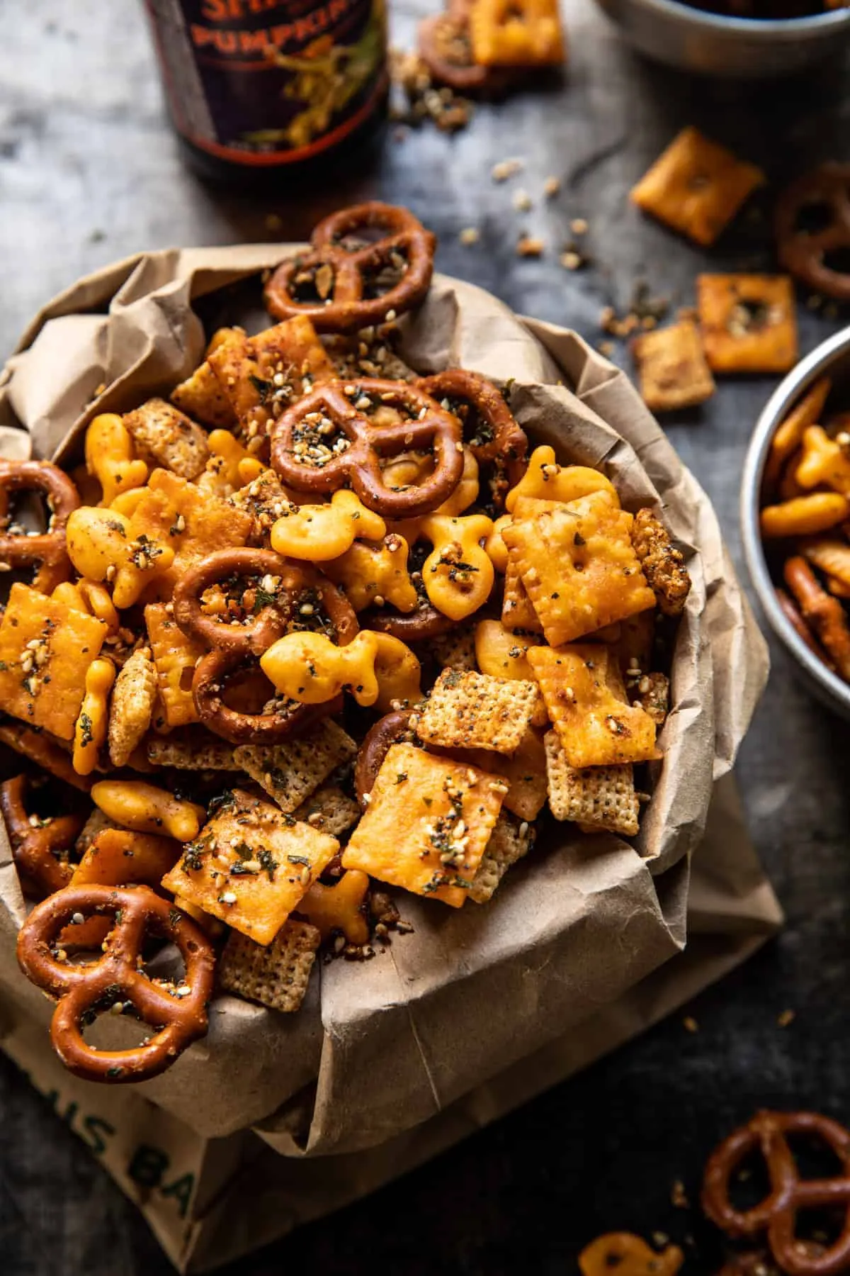 Everything Ranch Cheese and Pretzel Snack Mix