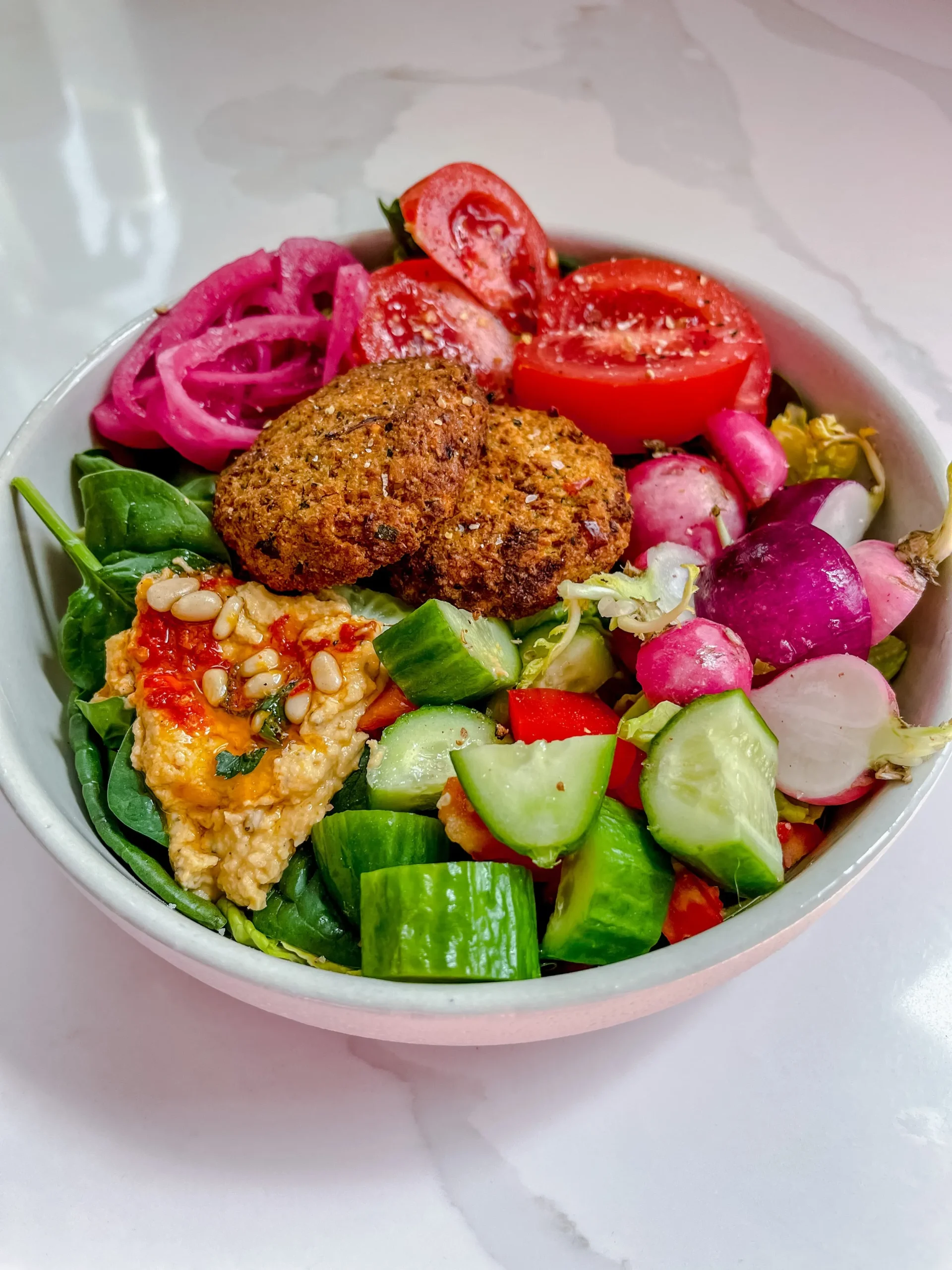 Falafel Bowls Homemade Cava Bowls