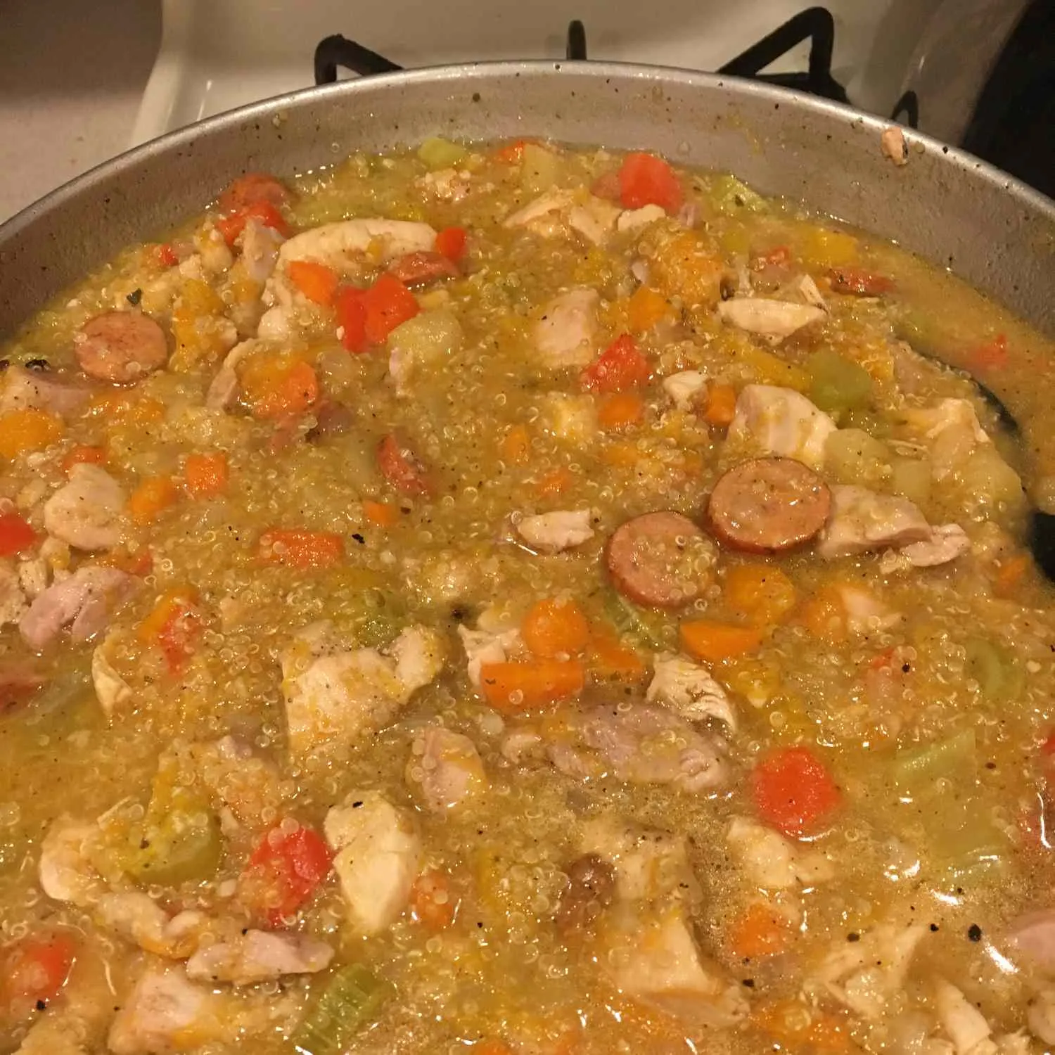 Fall Chicken Stew with Quinoa and Butternut Squash
