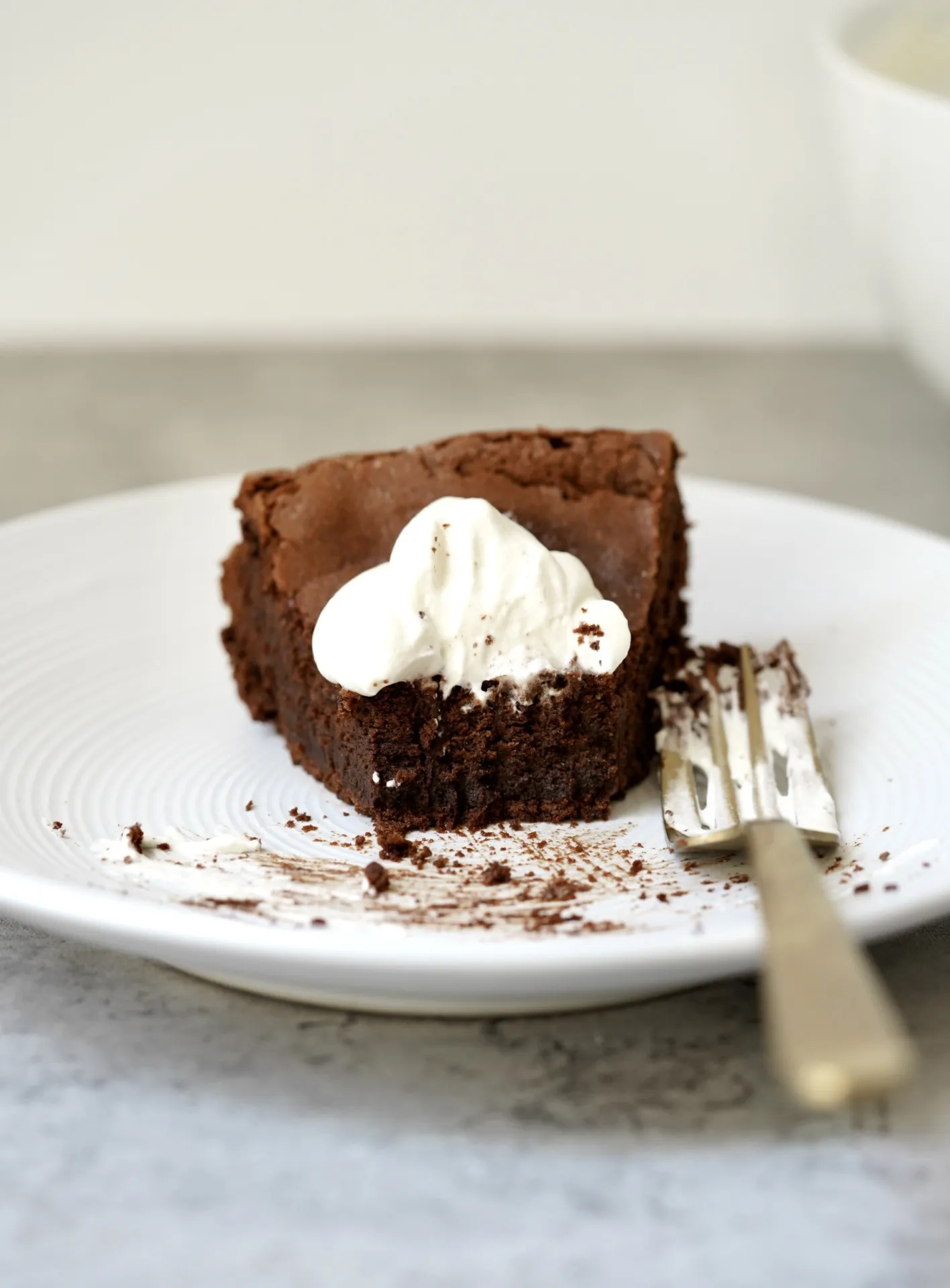 Fallen Chocolate Cake with Butterscotch Sauce