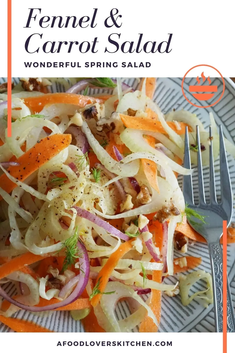 Fennel Carrot Mache Salad