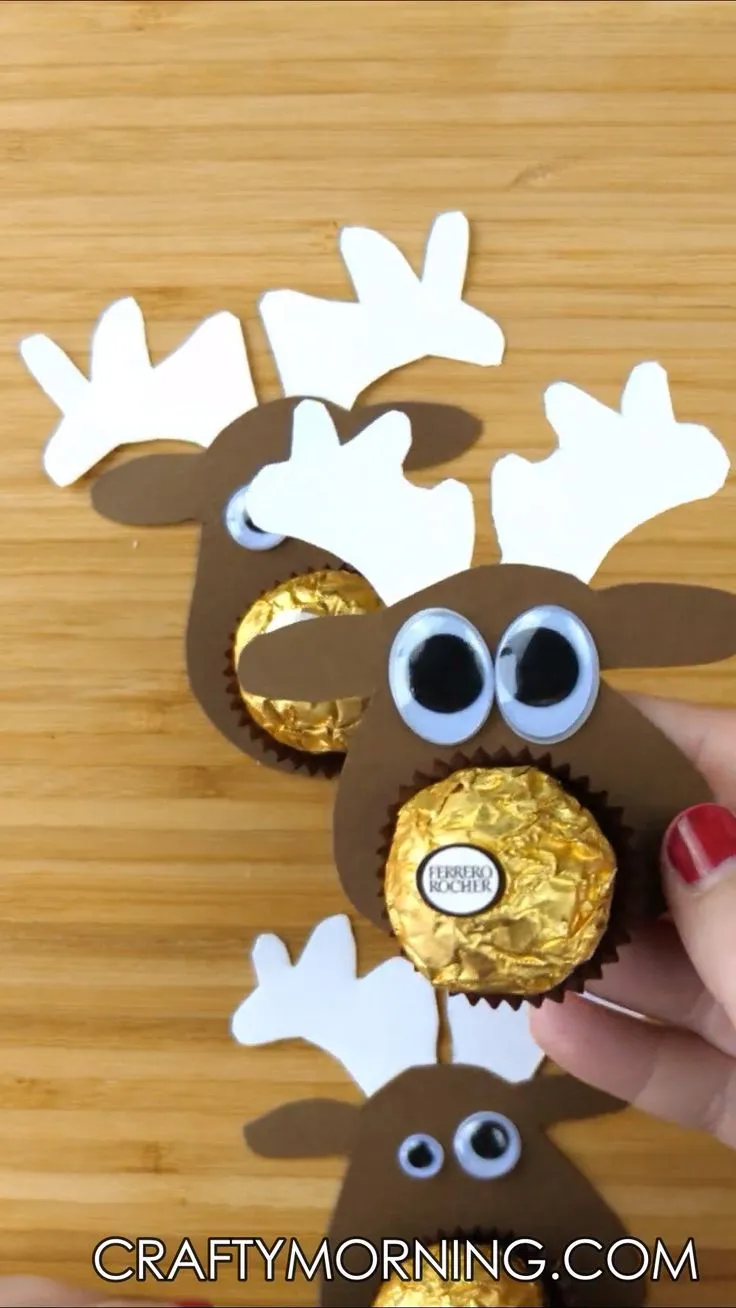 Ferrero Rocher Chocolate Reindeer Treats