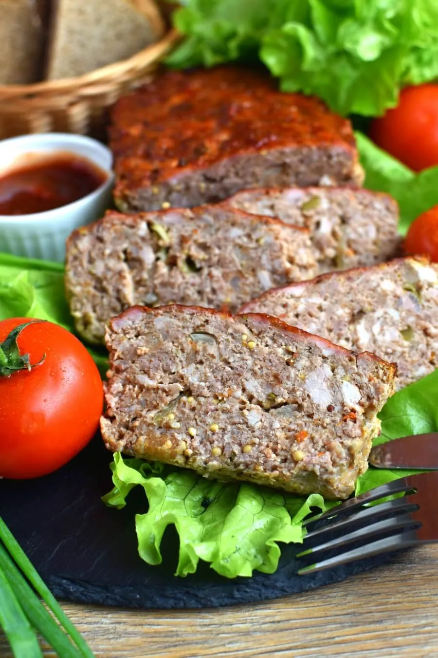 Fire House Meatloaf with Tasty Pasta