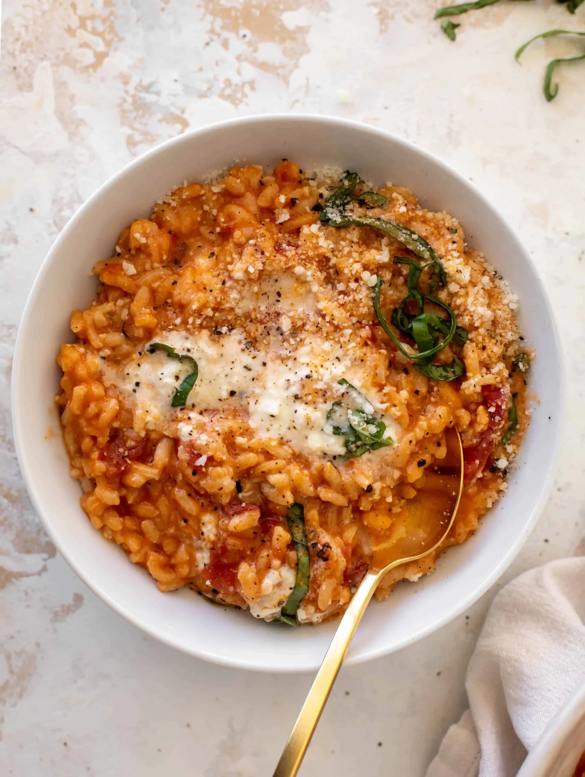 Fire Roasted Tomato Barley Risotto
