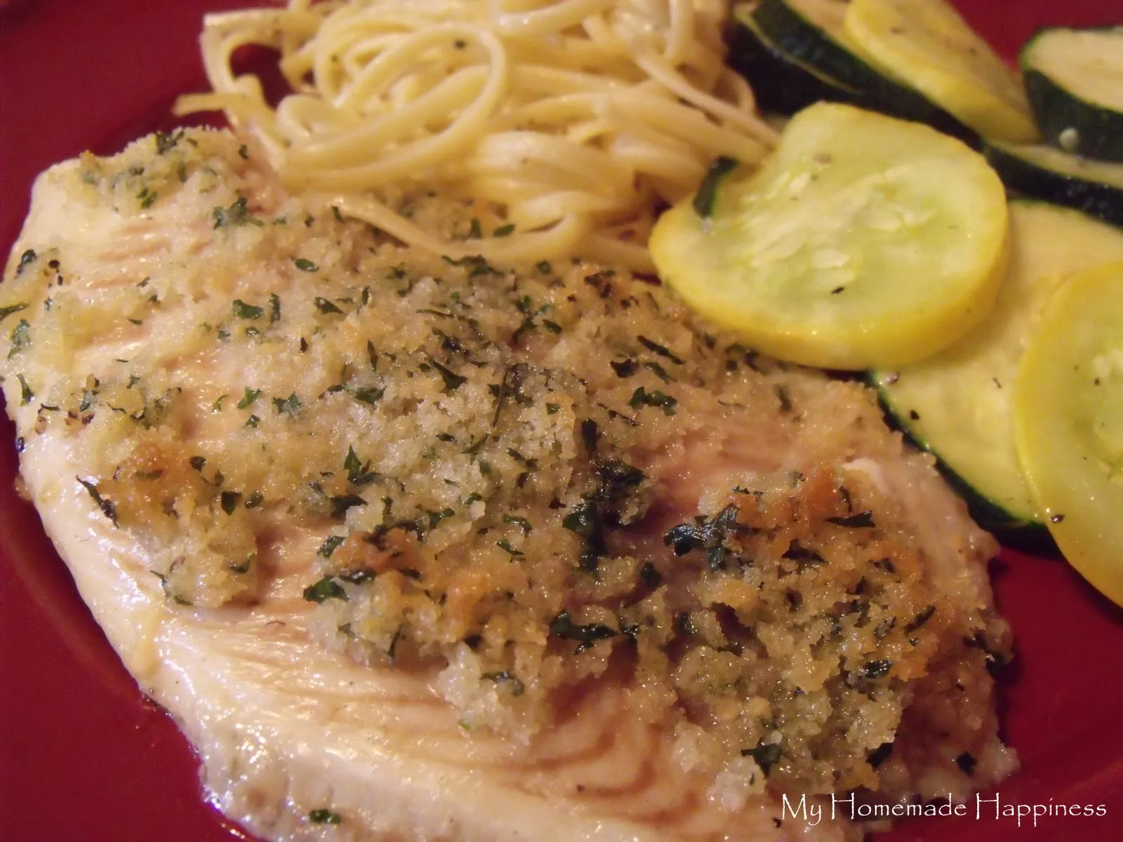 Fish with Garlic Wine Sauce