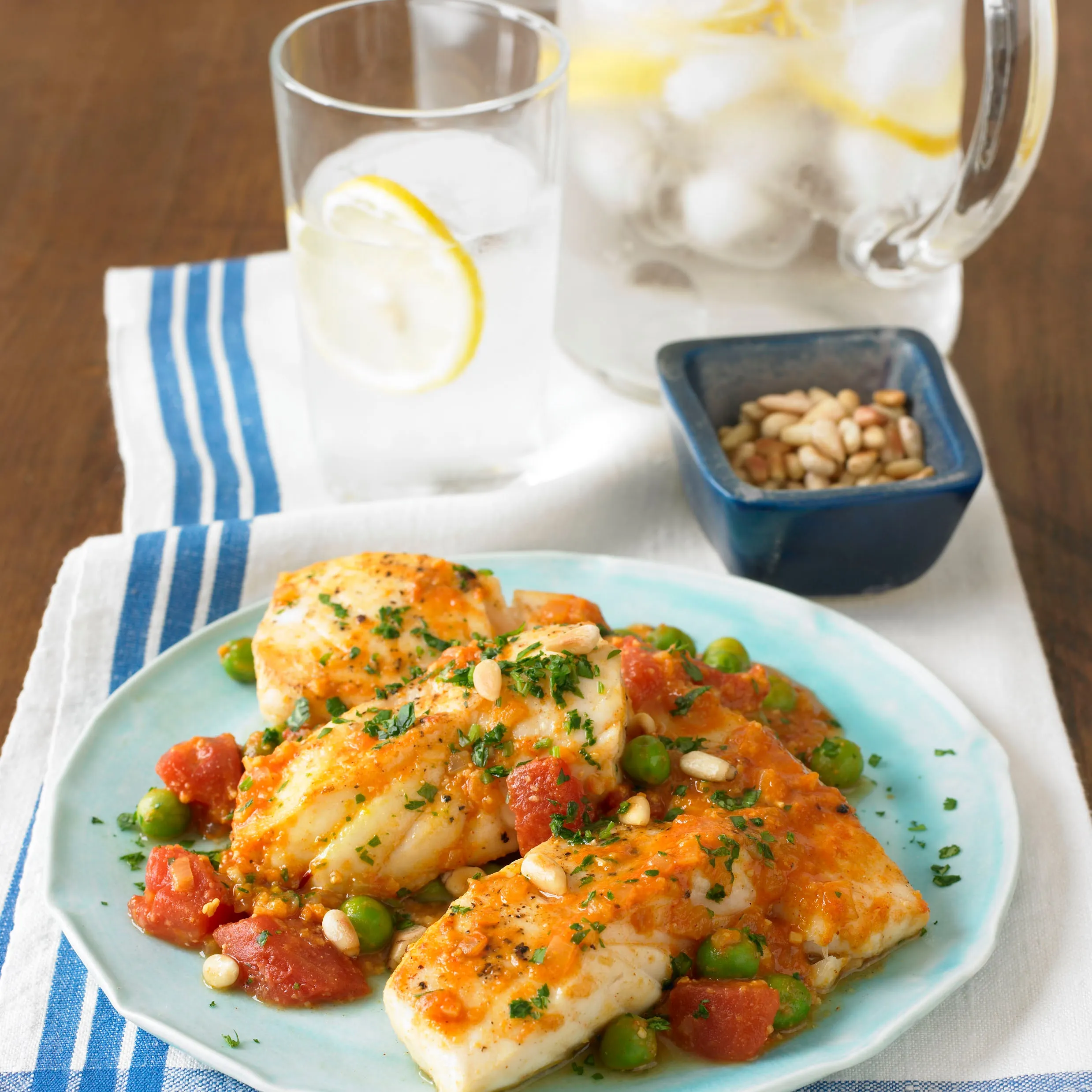Fish with Pine Nut Sauce