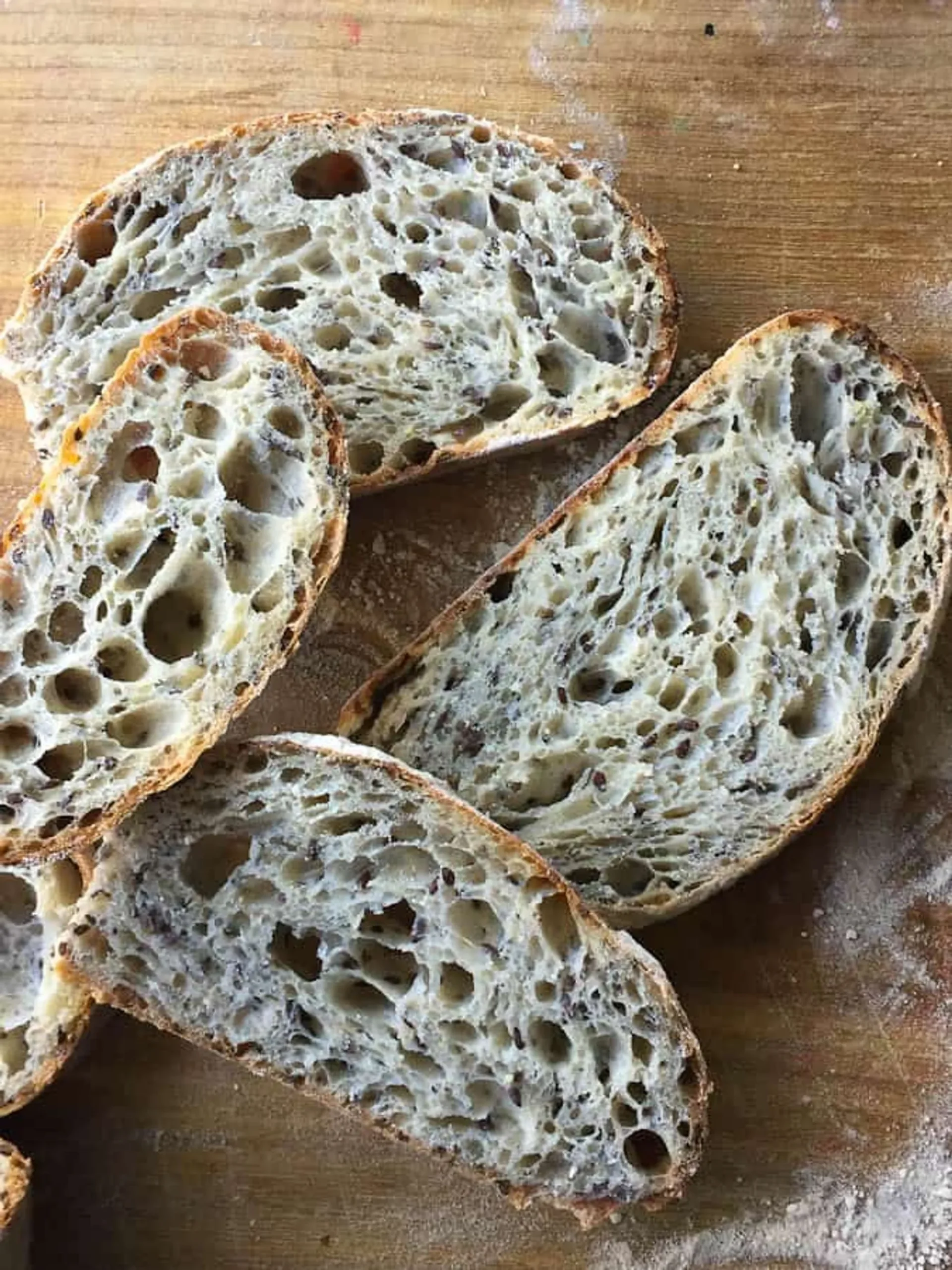 Flax Chia Sourdough Bread